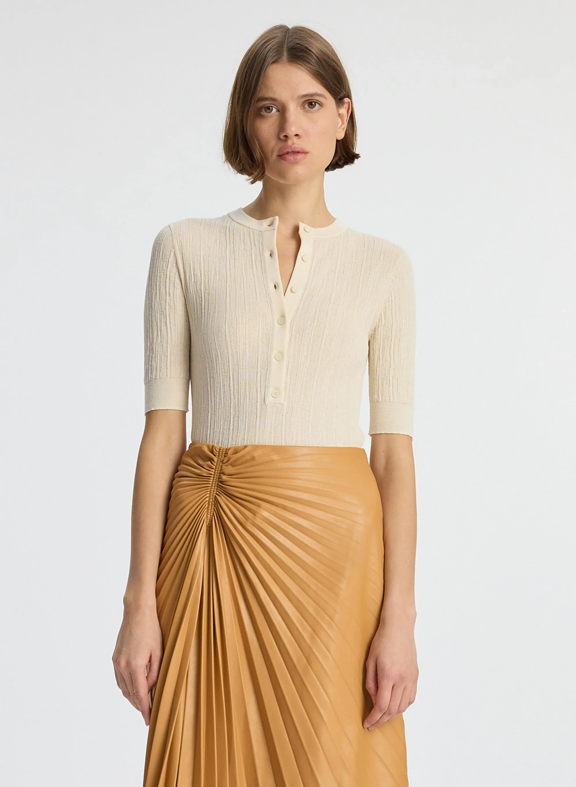 Fisher Fine Cotton Knit Top sold by A.L.C.