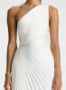 Delfina Satin Pleated Dress sold by A.L.C.