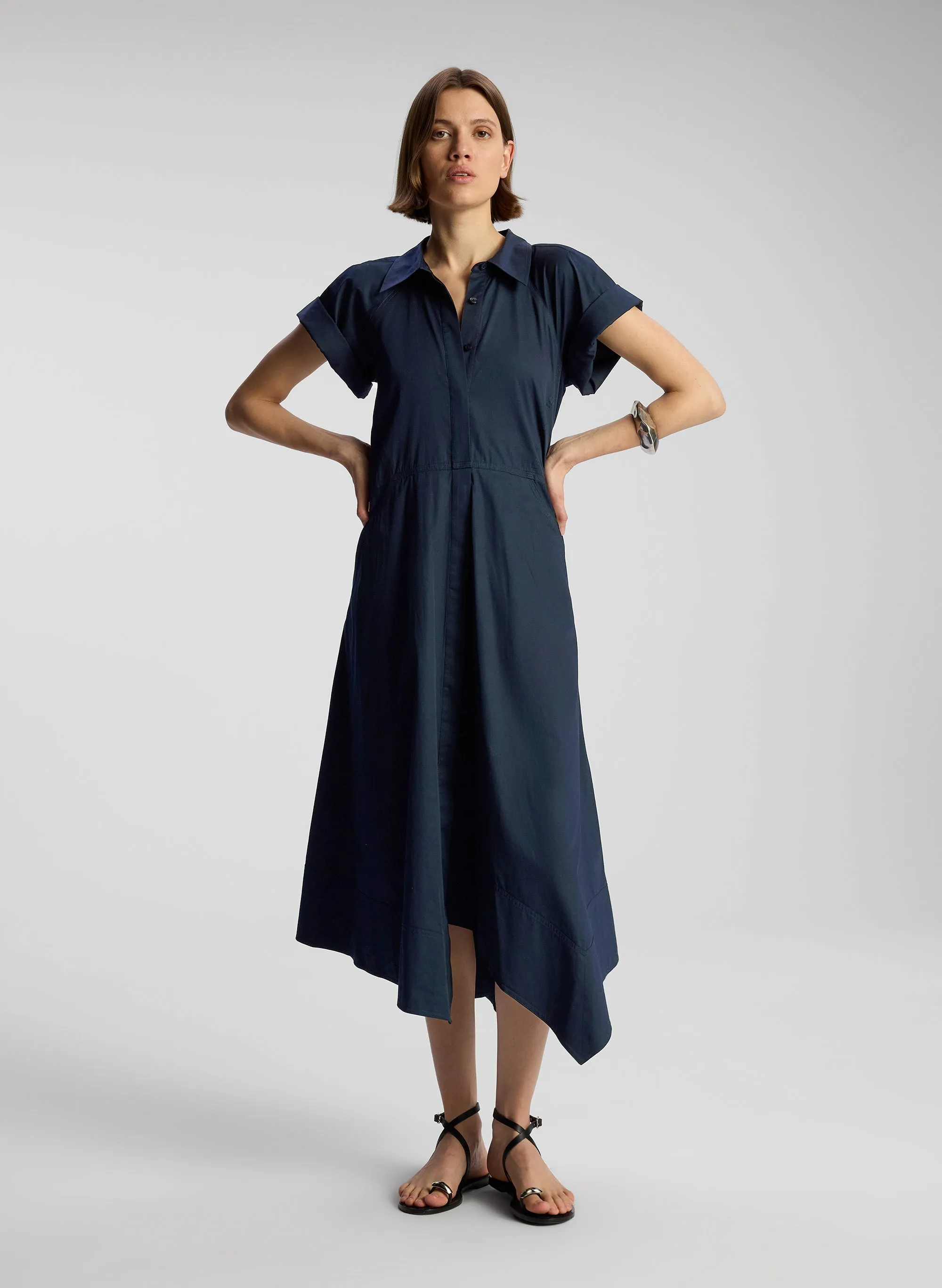 Julianna Cotton Midi Shirtdress sold by A.L.C. product image thumbnail 3