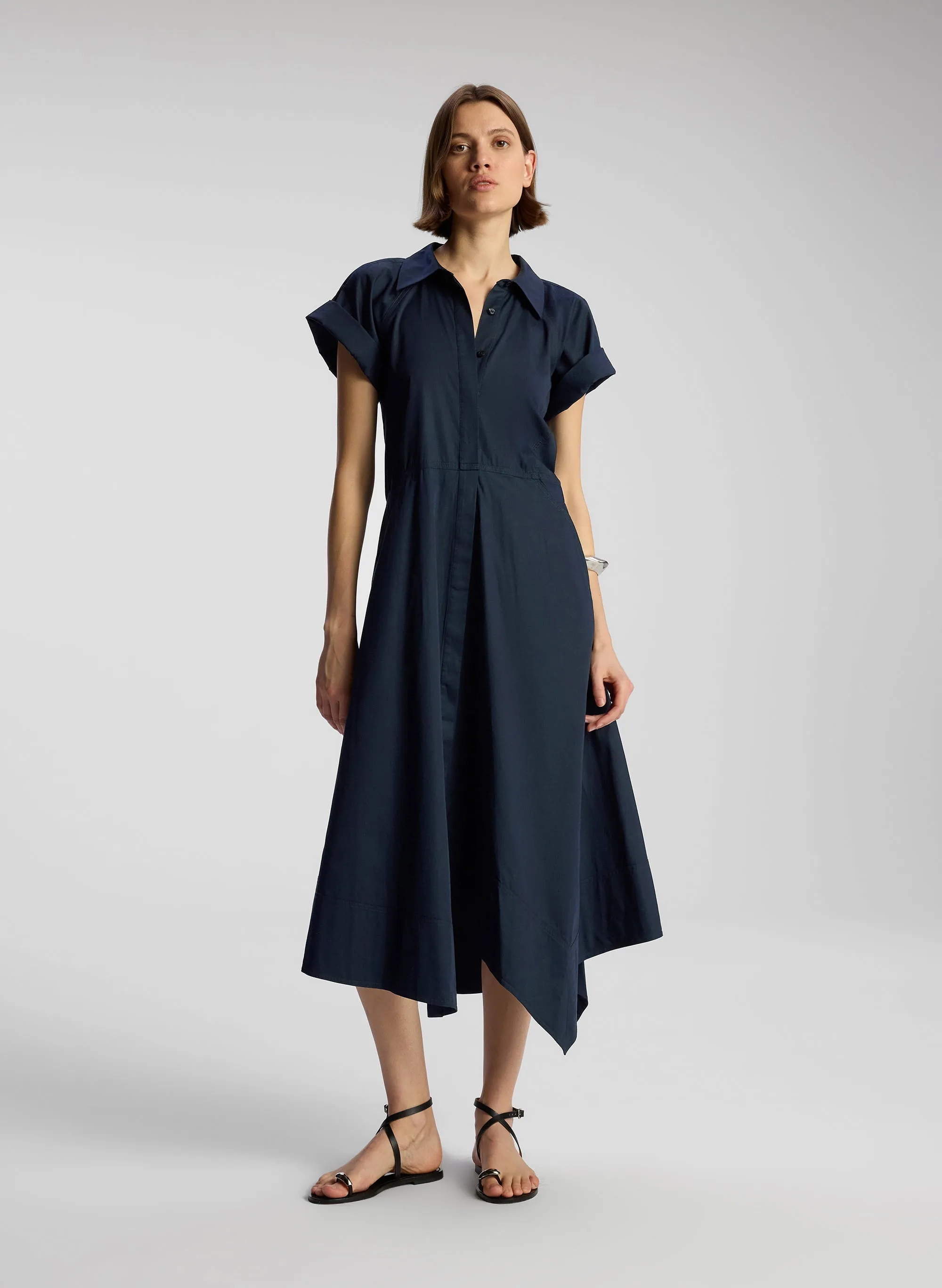 Julianna Cotton Midi Shirtdress sold by A.L.C. product image thumbnail 4