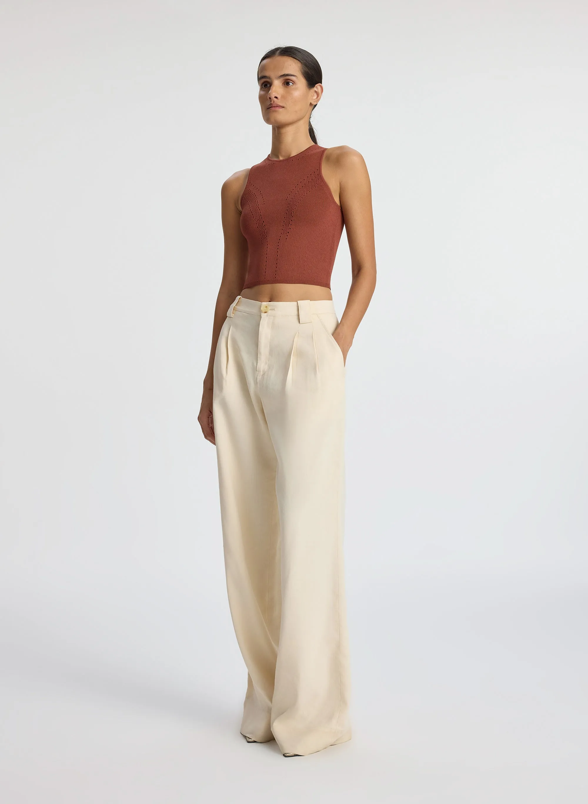 Tara Compact Knit Top sold by A.L.C. product image thumbnail 4