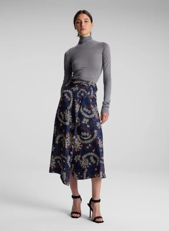 Clara Printed Midi Skirt made by A.L.C.
