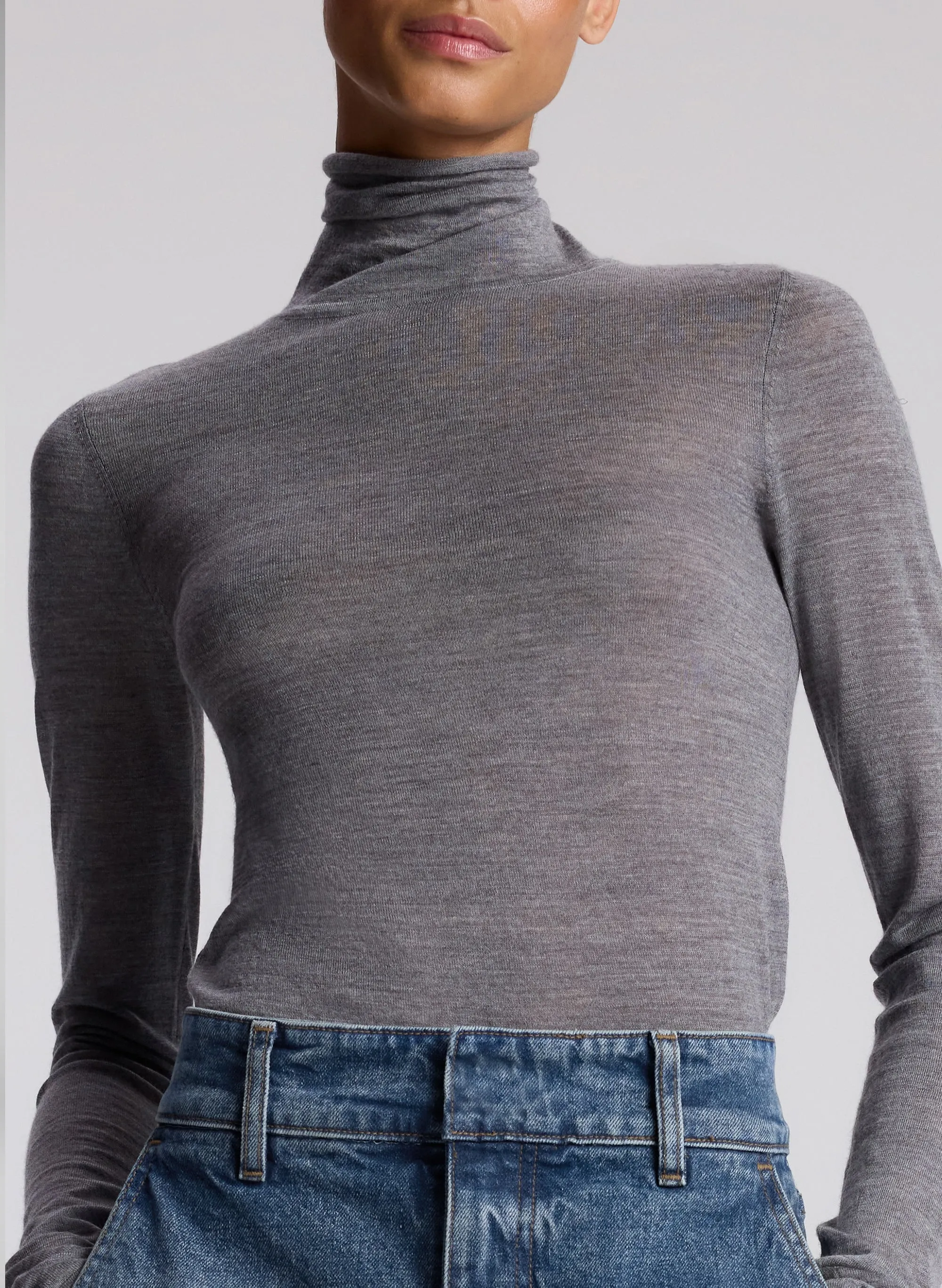 Hayes Fine Merino Turtleneck Top sold by A.L.C. product image thumbnail 2