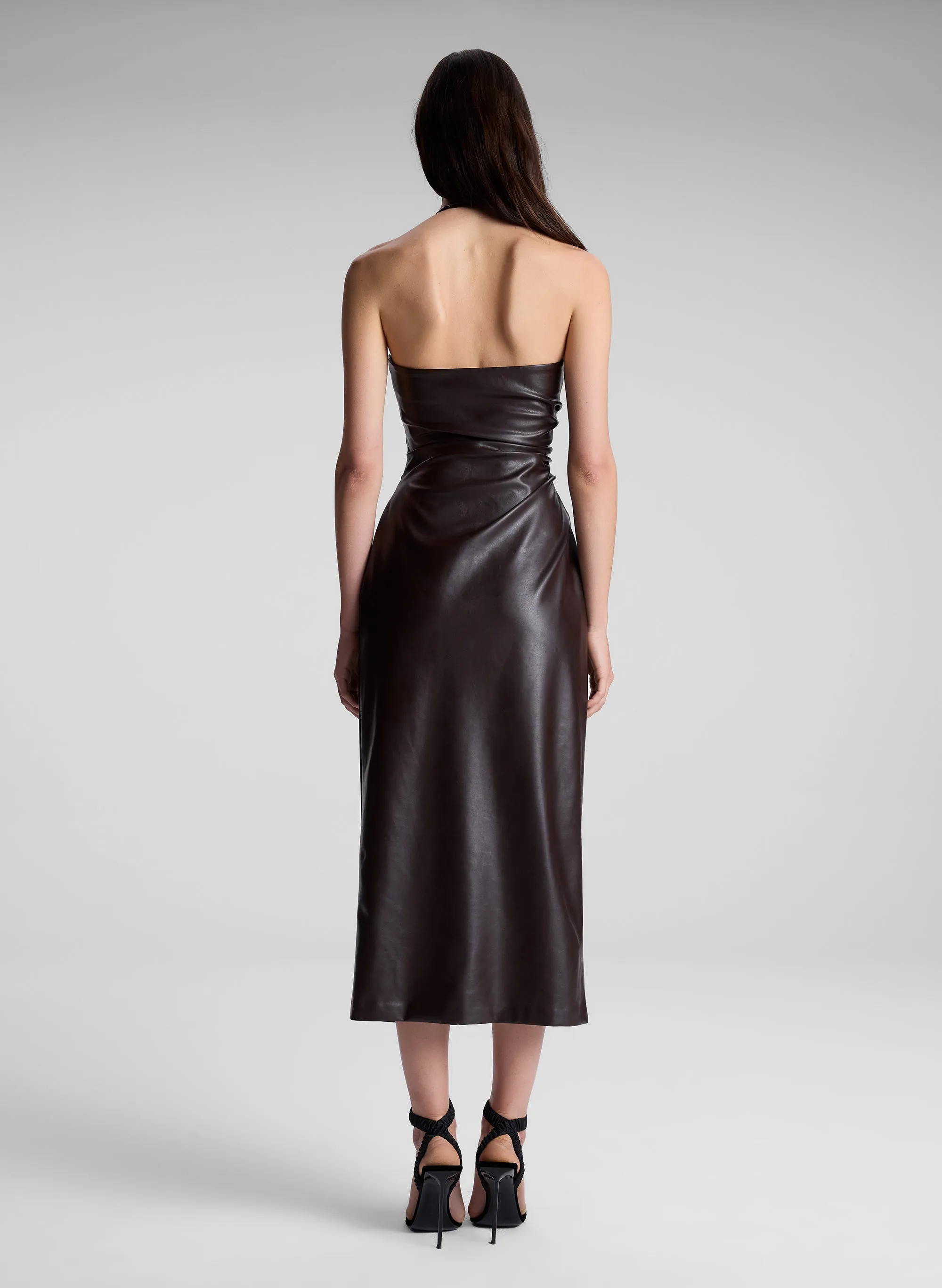 Charlotte Vegan Leather Midi Dress sold by A.L.C. product image thumbnail 5