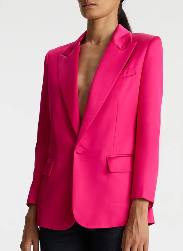 Davin II Structured Satin Jacket made by A.L.C.