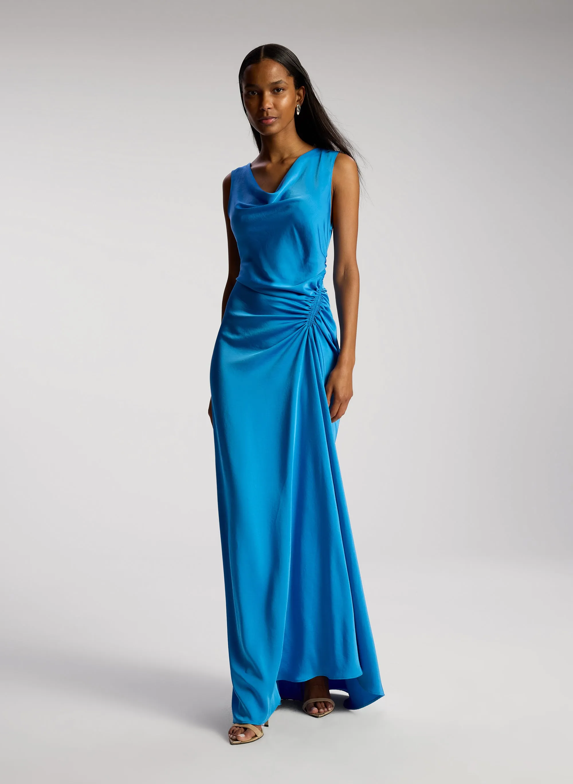 Ophelia Satin Maxi Dress sold by A.L.C. product image thumbnail 3