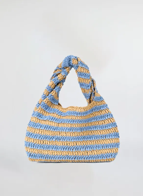 Parker Striped Raffia Bag sold by A.L.C.