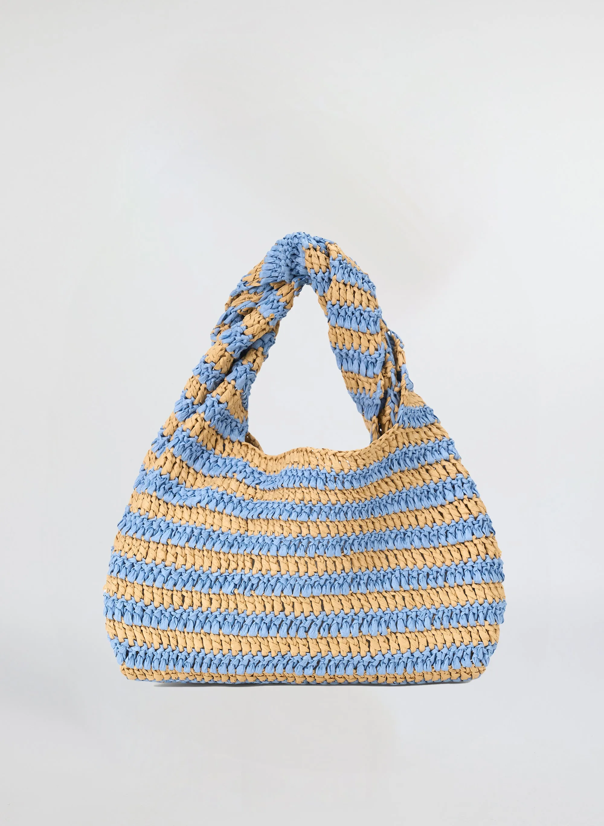 Parker Striped Raffia Bag sold by A.L.C.