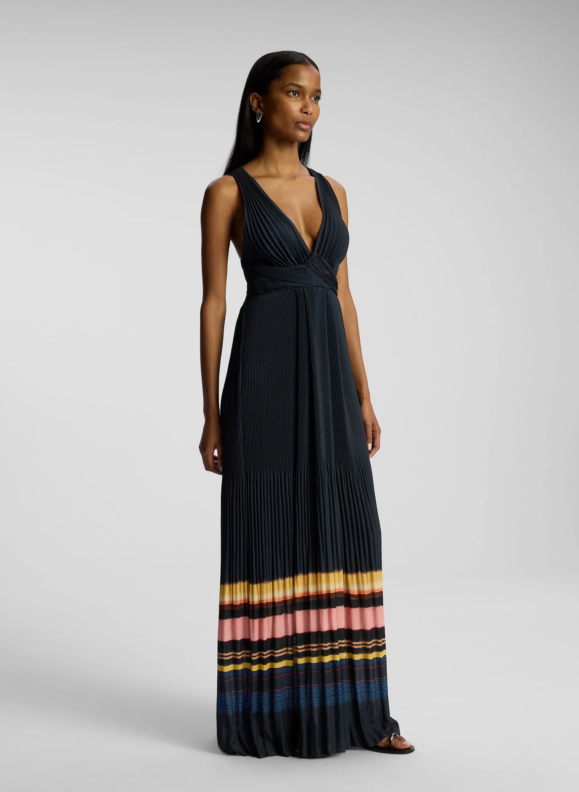 Everly Pleated Gown sold by A.L.C. product image thumbnail 3
