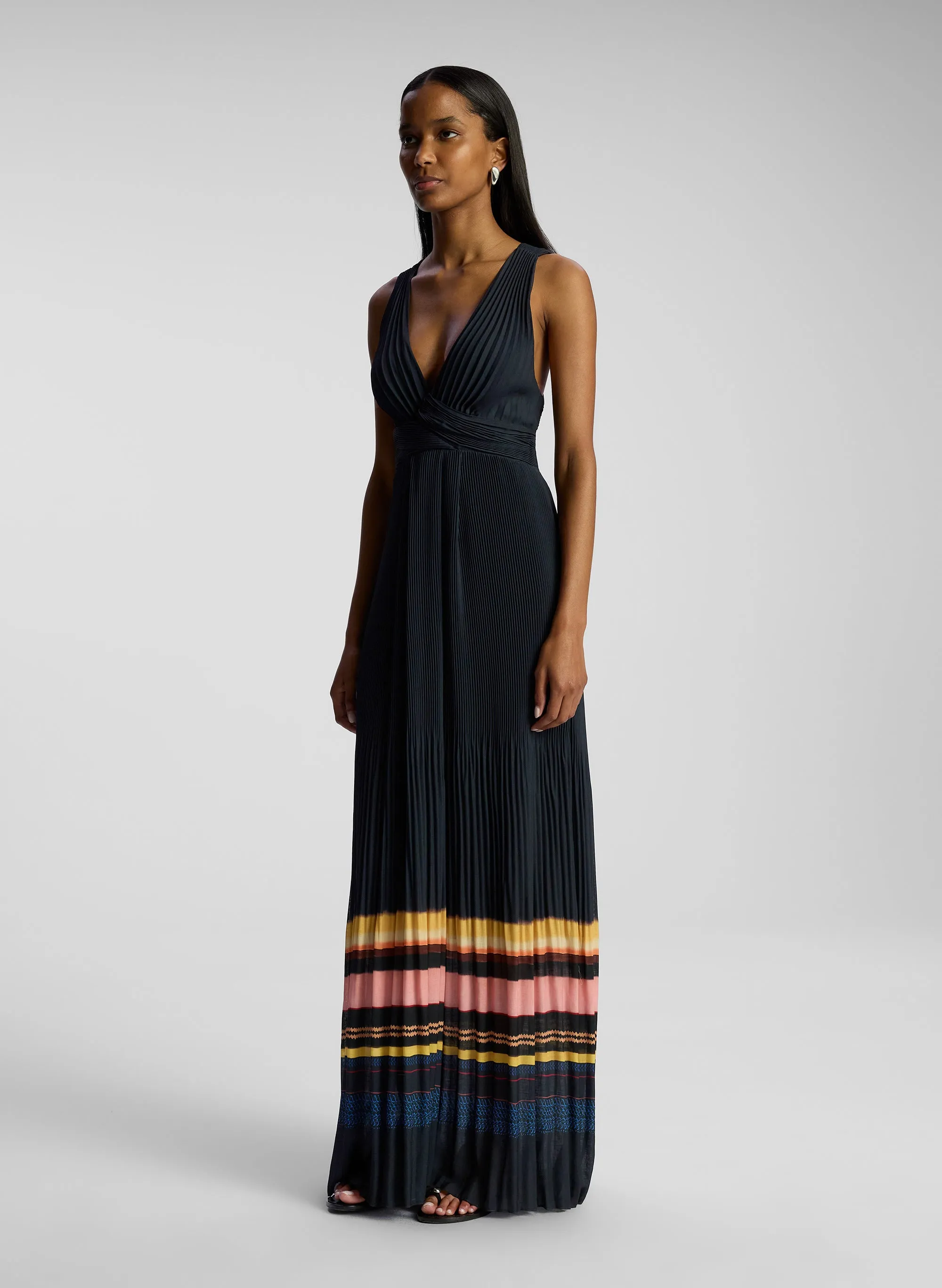 Everly Pleated Gown sold by A.L.C. product image thumbnail 4
