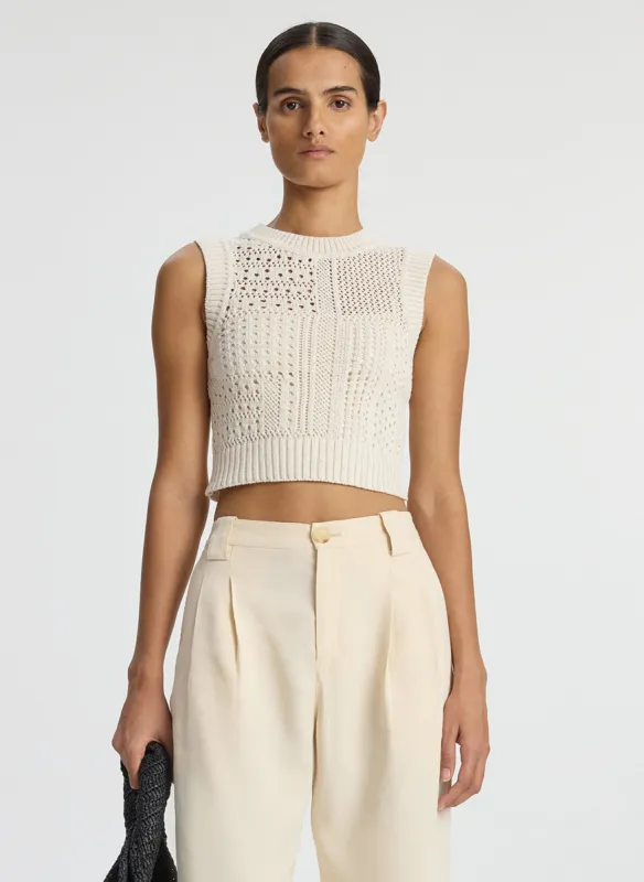Sawyer Crochet Top sold by A.L.C.