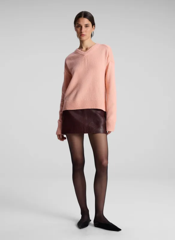 Cowan Leather Mini Skirt sold by A.L.C.