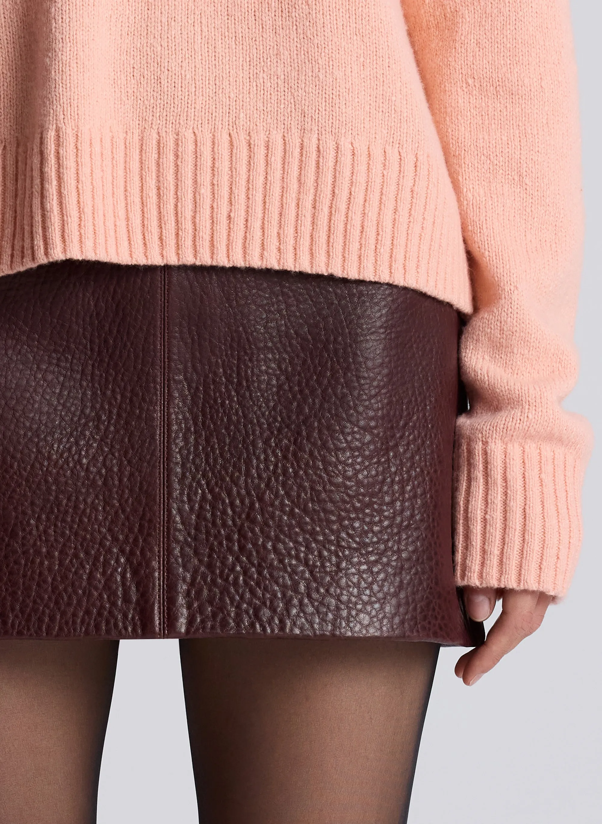 Cowan Leather Mini Skirt sold by A.L.C. product image thumbnail 2