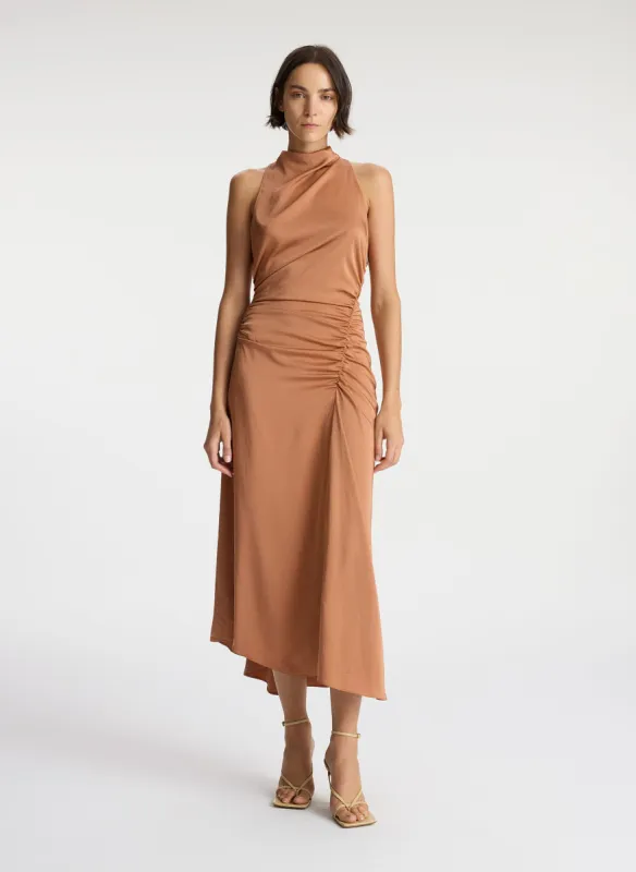 Inez Satin Midi Dress sold by A.L.C.