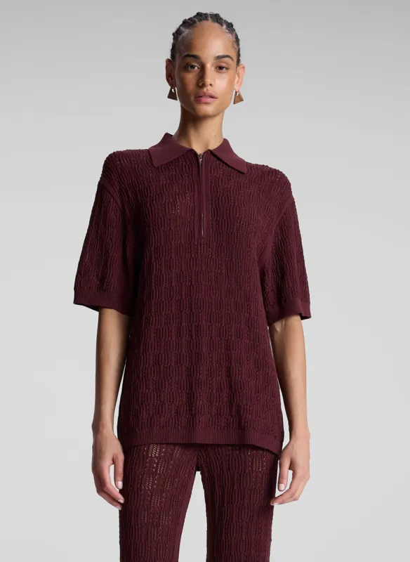 Reed Pointelle Knit Top made by A.L.C.