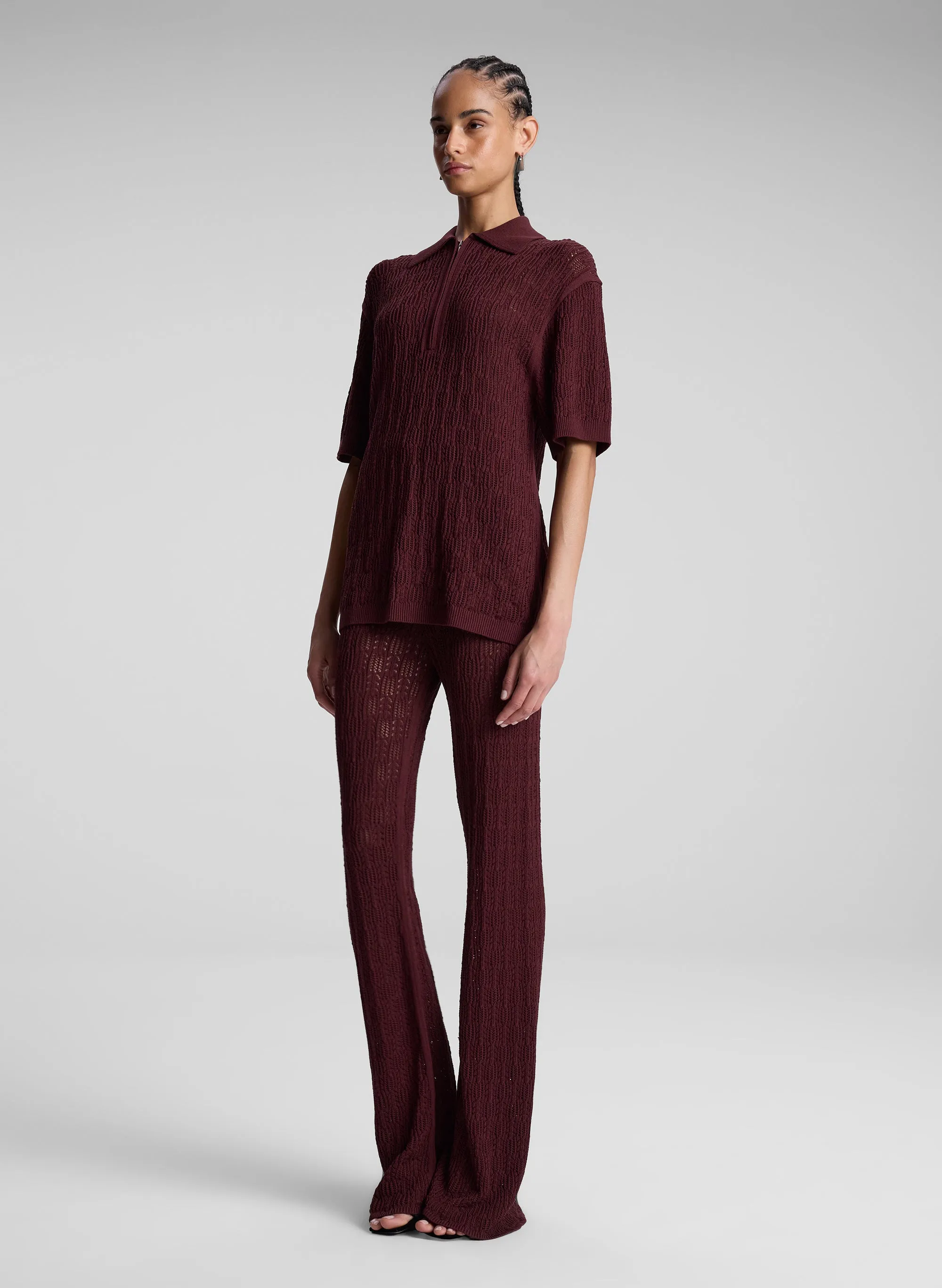 Reed Pointelle Knit Top sold by A.L.C. product image thumbnail 3