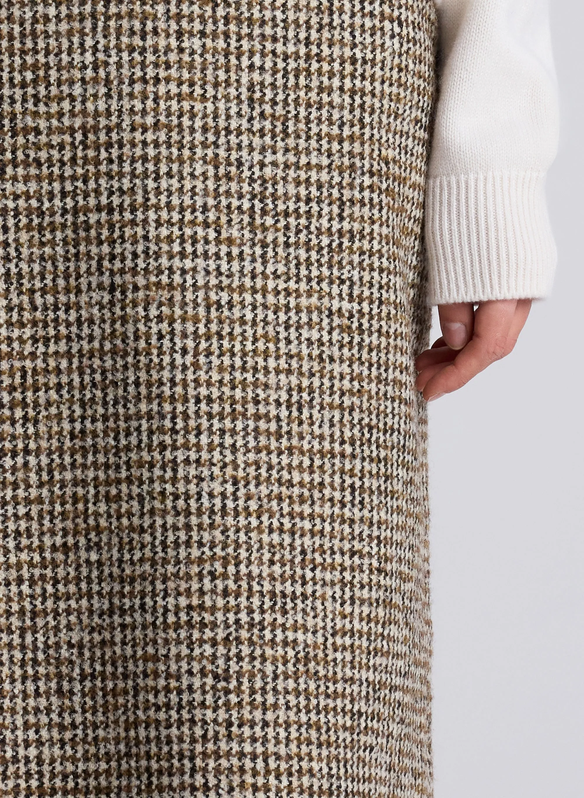 Cara Houndstooth Skirt sold by A.L.C. product image thumbnail 3