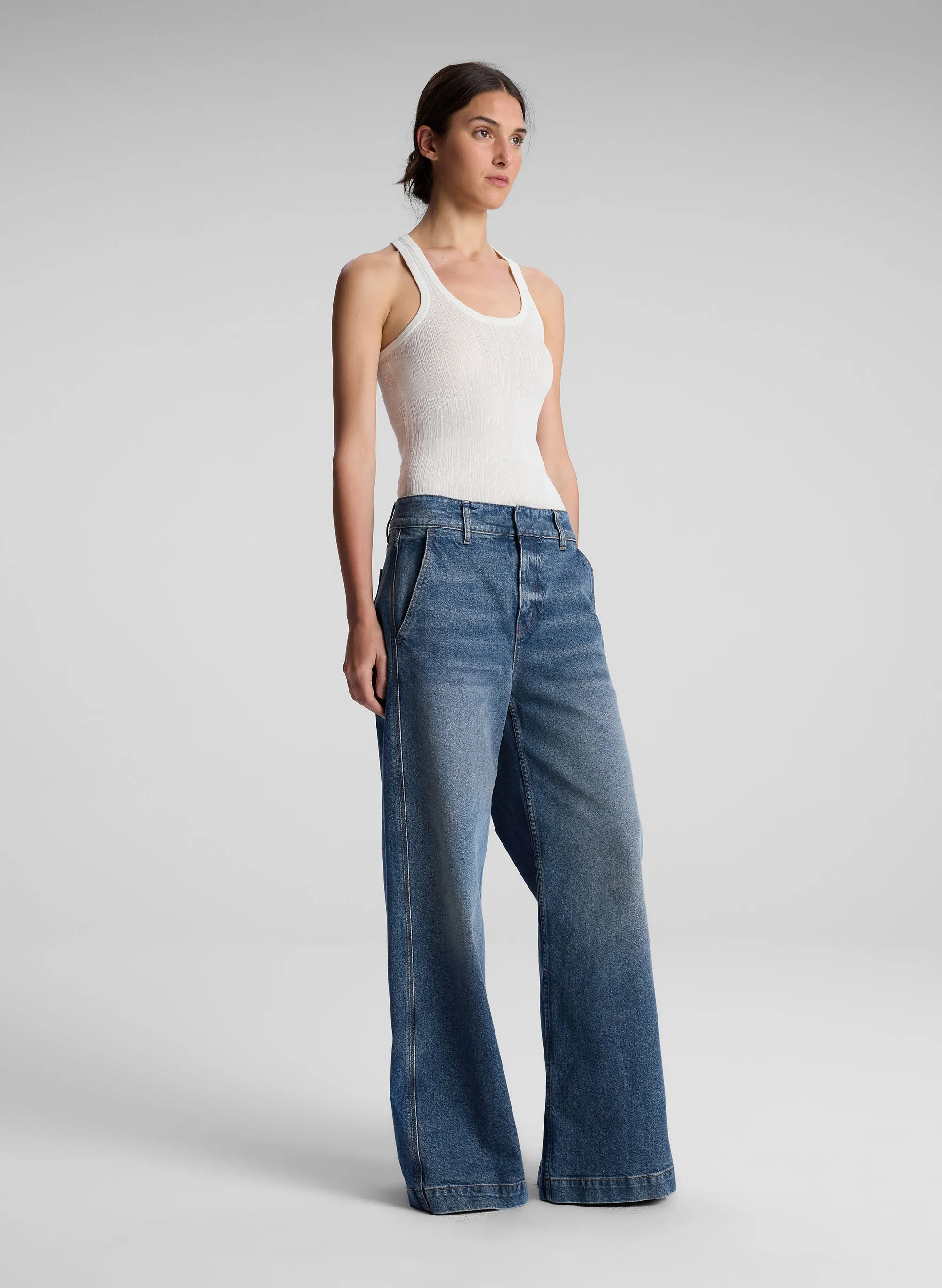 Iris Fine Cotton Knit Tank sold by A.L.C. product image thumbnail 4