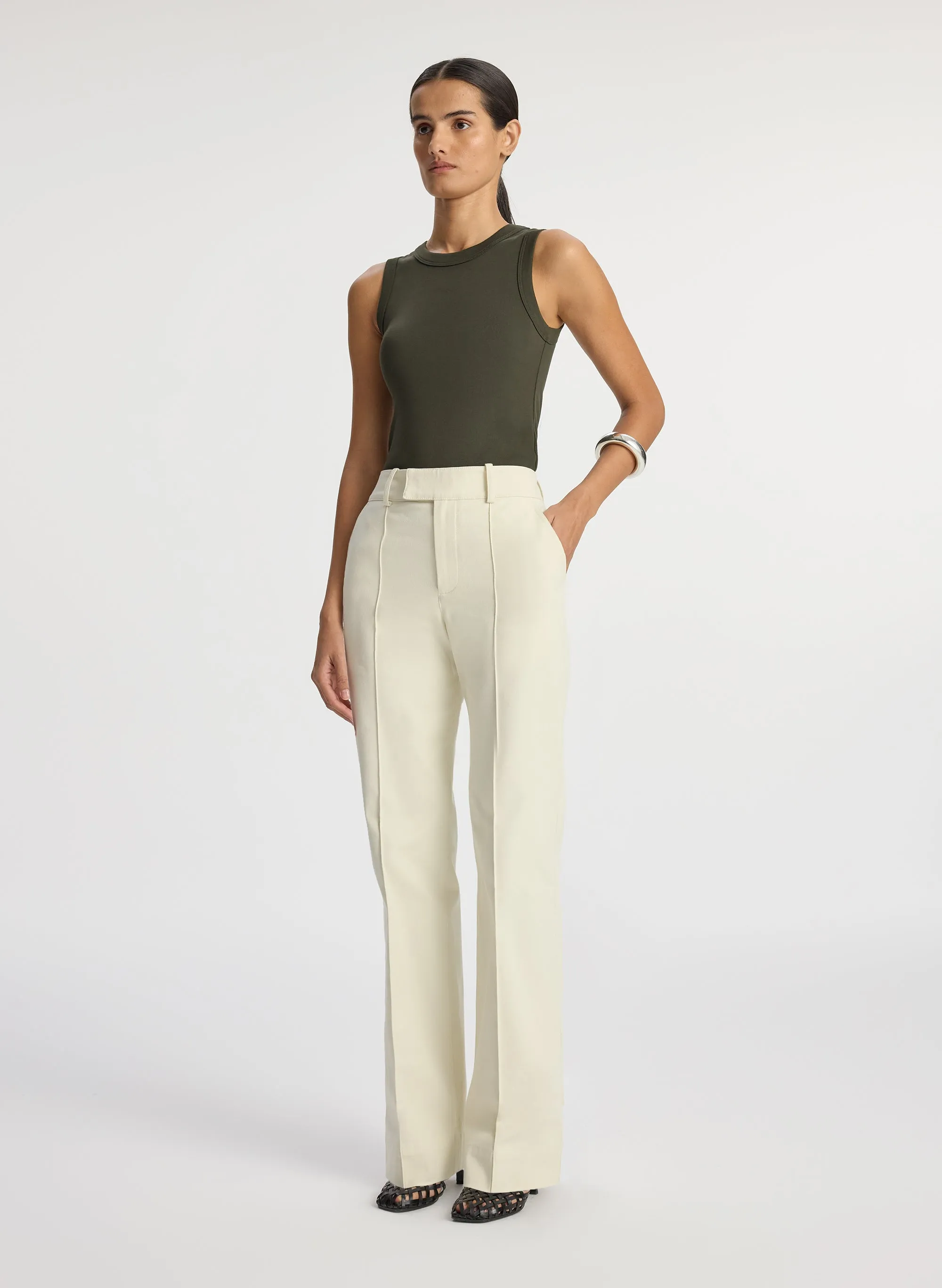 Simon Stretch Cotton Pant sold by A.L.C. product image thumbnail 4