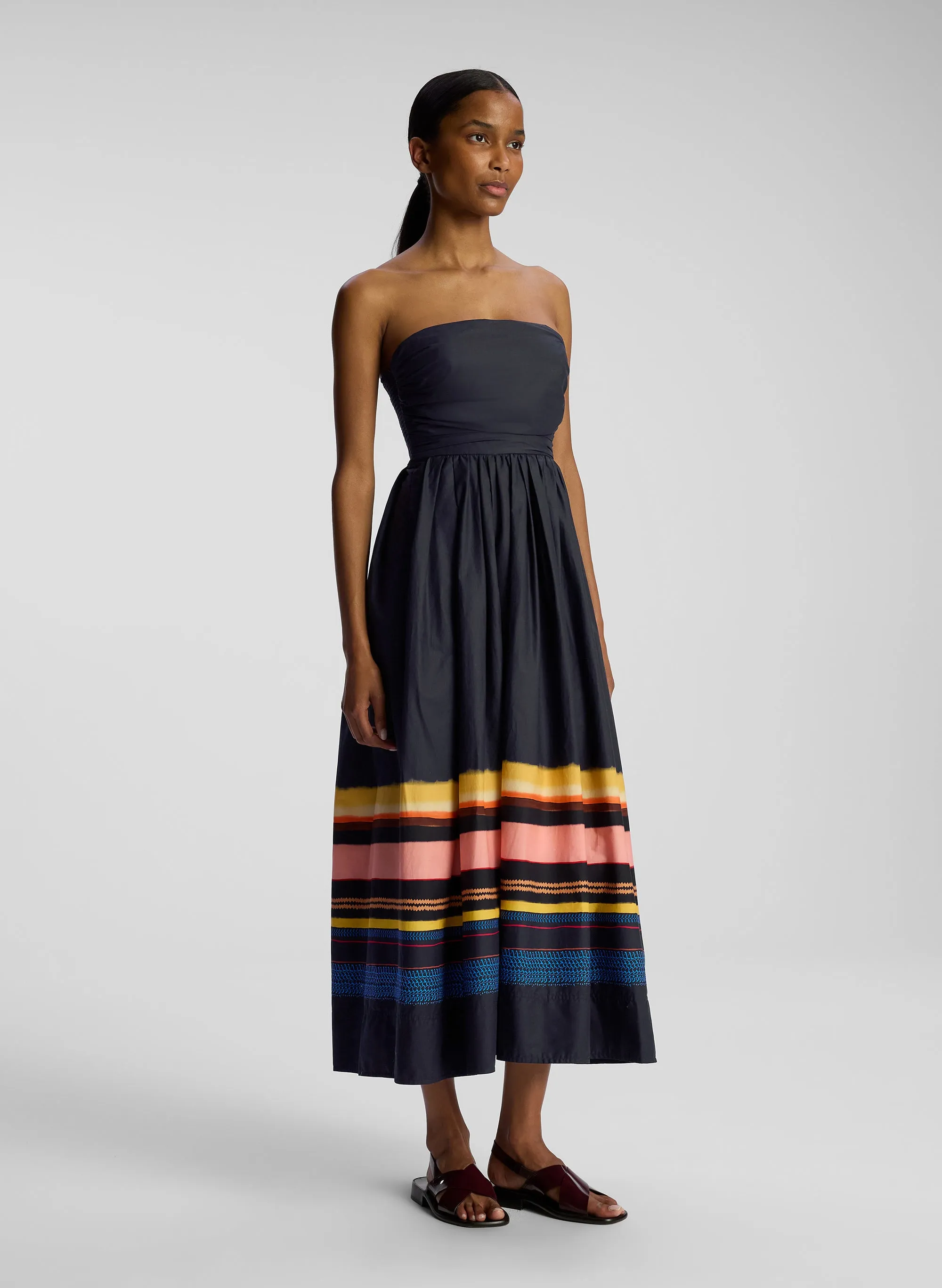 Tate Strapless Midi Dress sold by A.L.C. product image thumbnail 3
