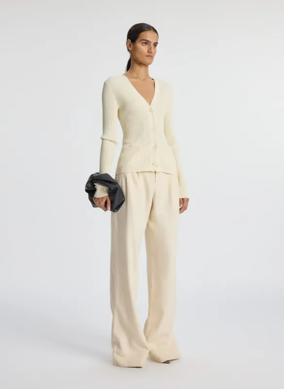 Ren Ribbed Cardigan sold by A.L.C.