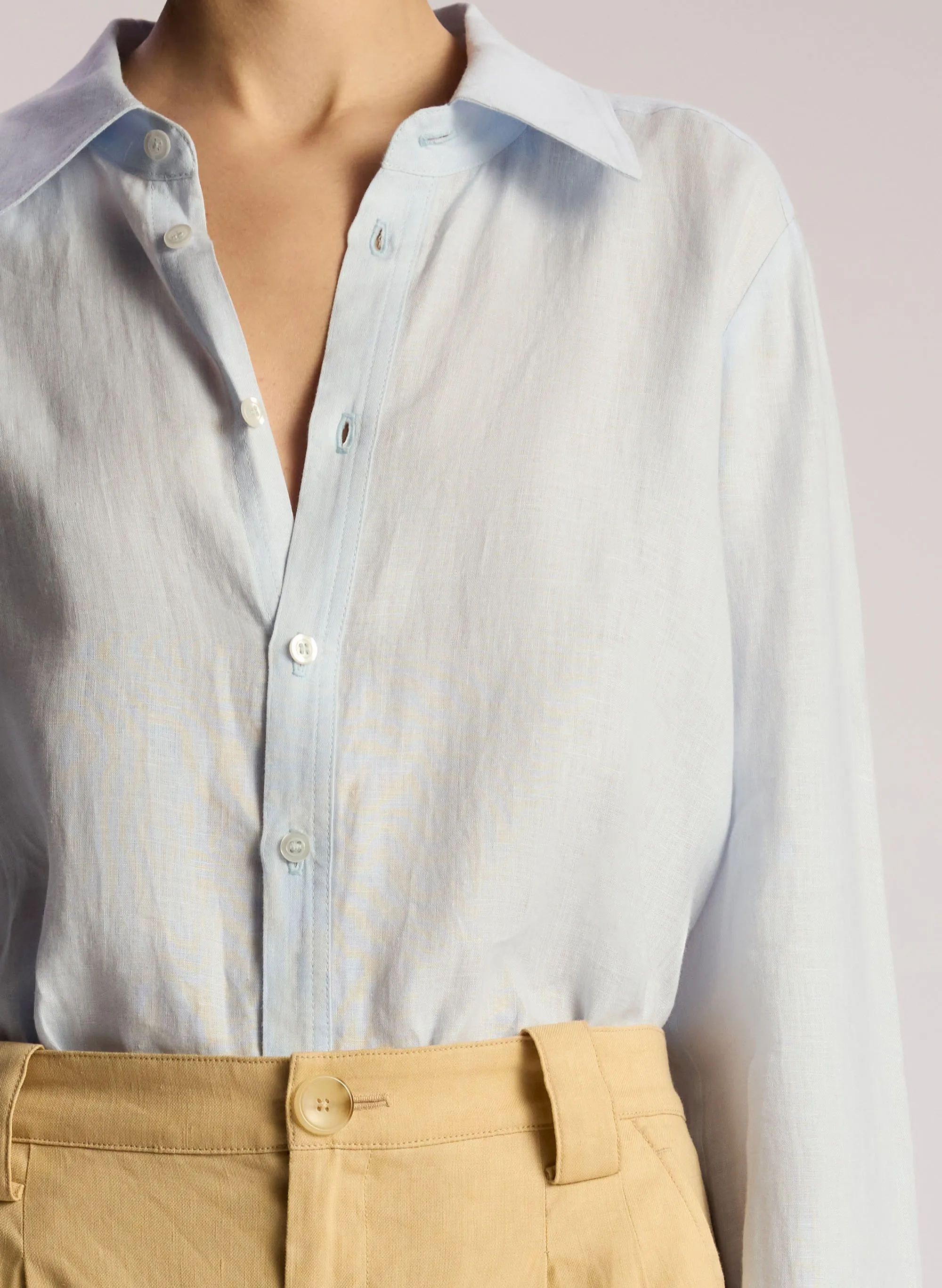 Aiden Linen Shirt sold by A.L.C. product image thumbnail 2