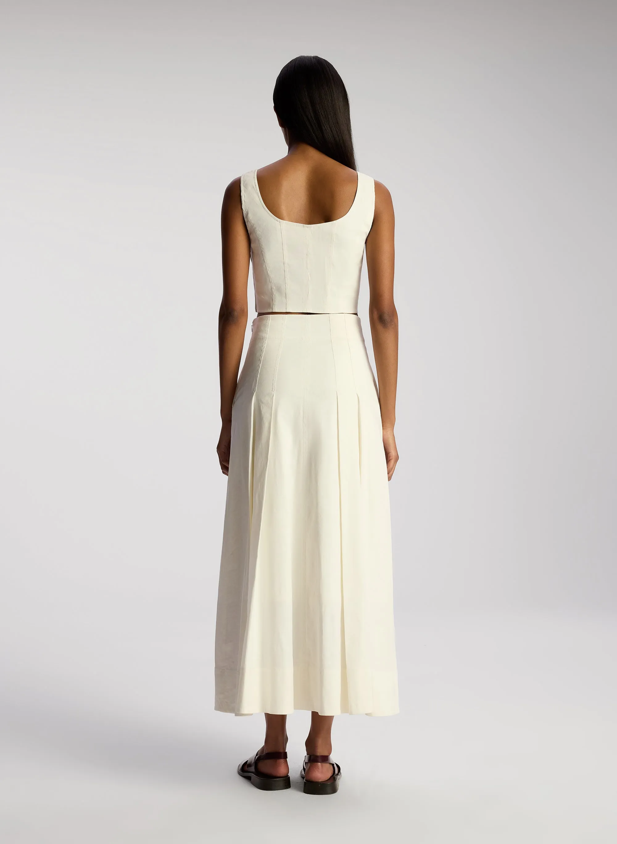 Isabel Stretch Linen Top sold by A.L.C. product image thumbnail 5