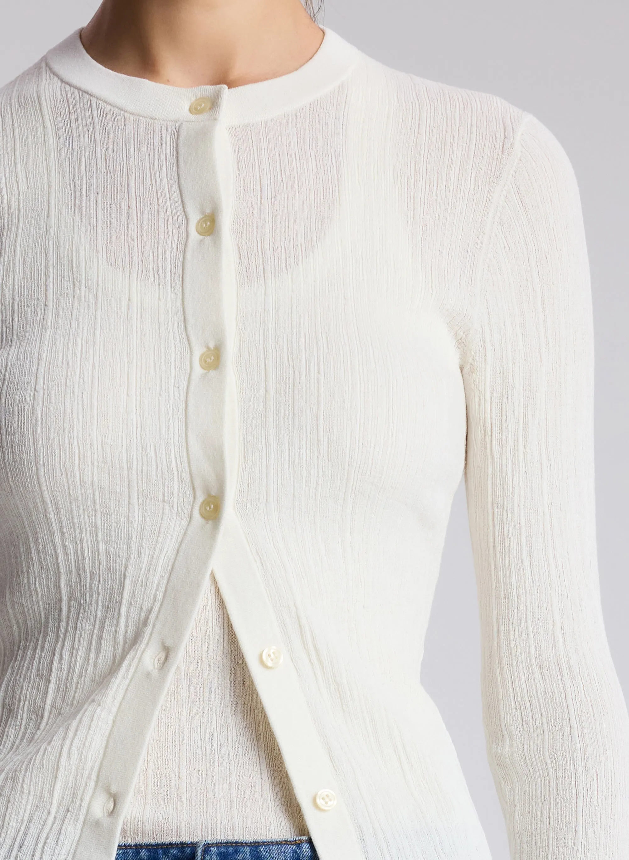 Fisher Fine Cotton Cardigan sold by A.L.C. product image thumbnail 2