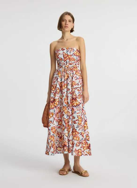 Tate Strapless Midi Dress made by A.L.C.