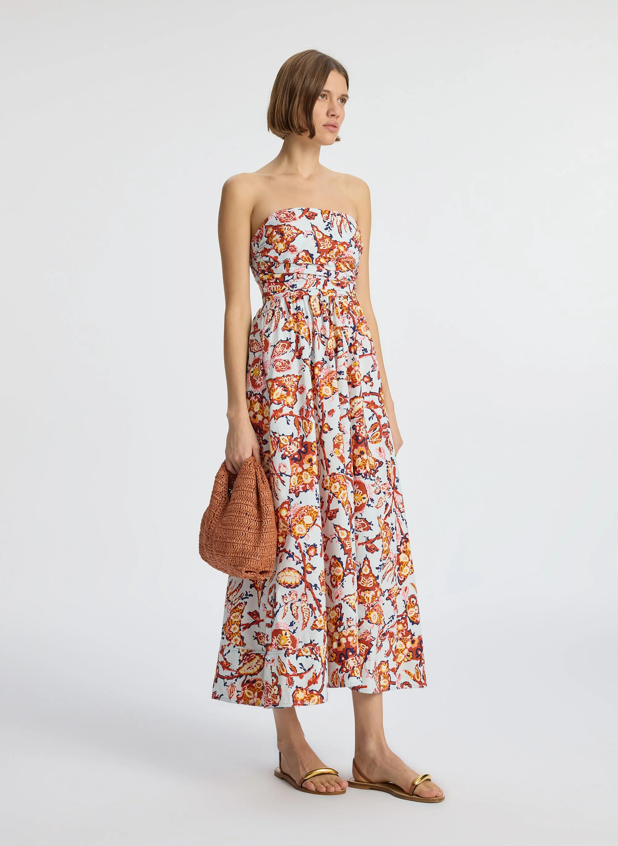 Tate Strapless Midi Dress sold by A.L.C. product image thumbnail 3