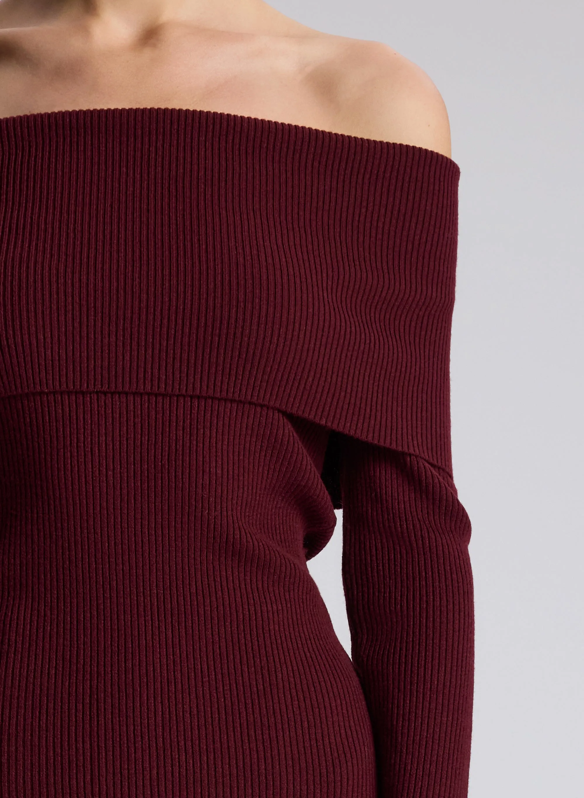 Evelyn Merino Off Shoulder Top sold by A.L.C. product image thumbnail 2