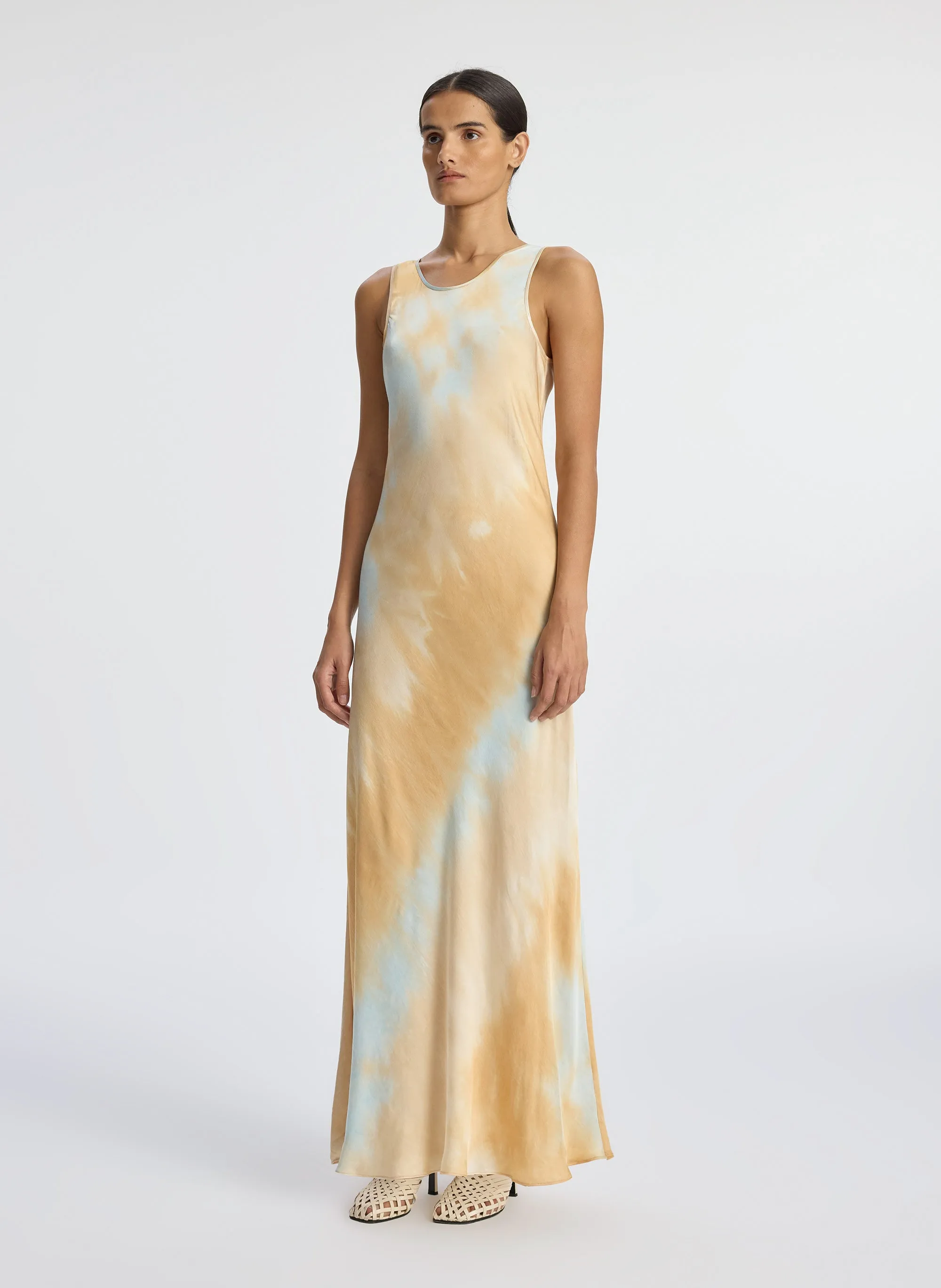 Amana Satin Maxi Dress sold by A.L.C. product image thumbnail 4