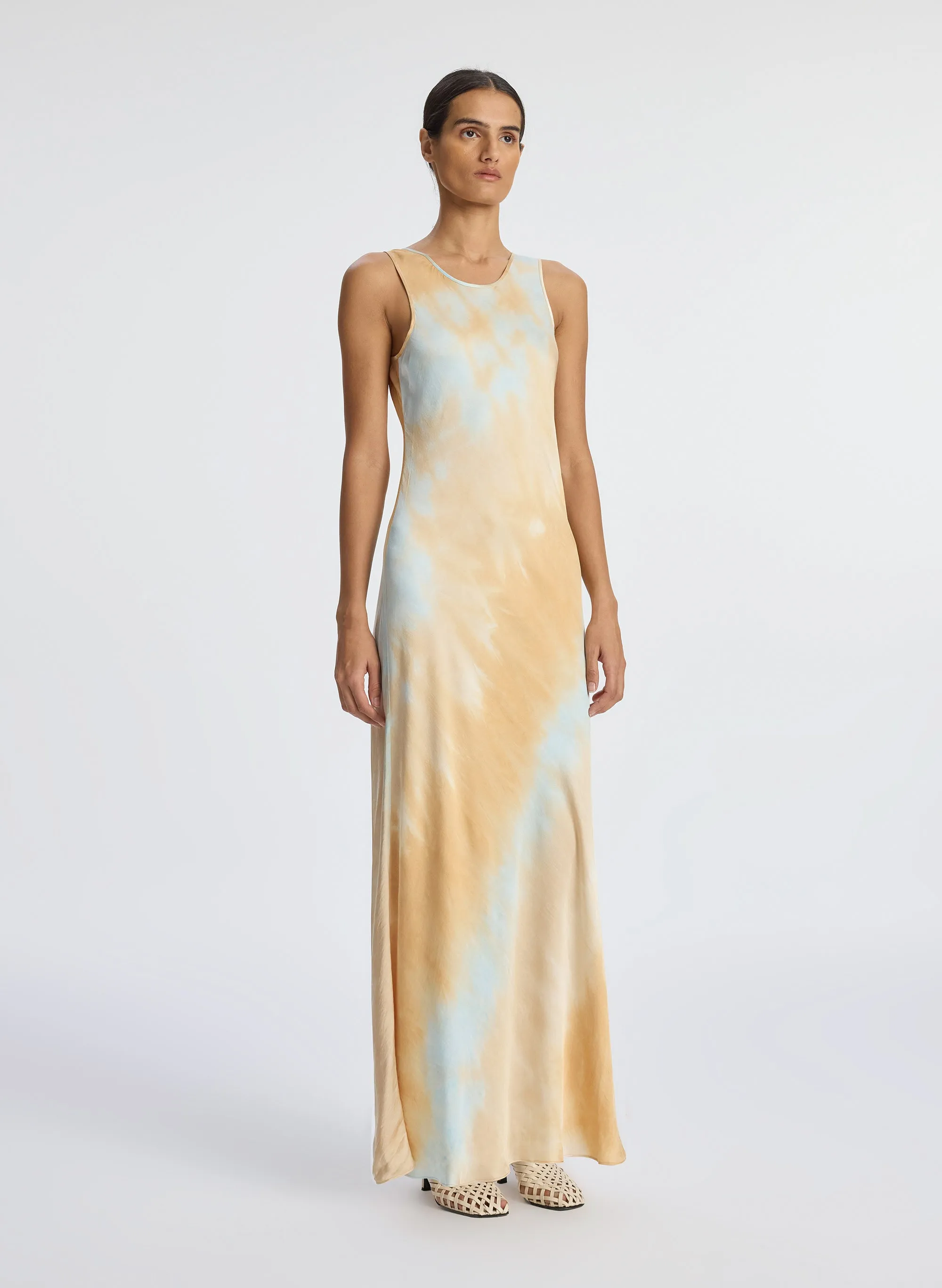 Amana Satin Maxi Dress sold by A.L.C. product image thumbnail 3