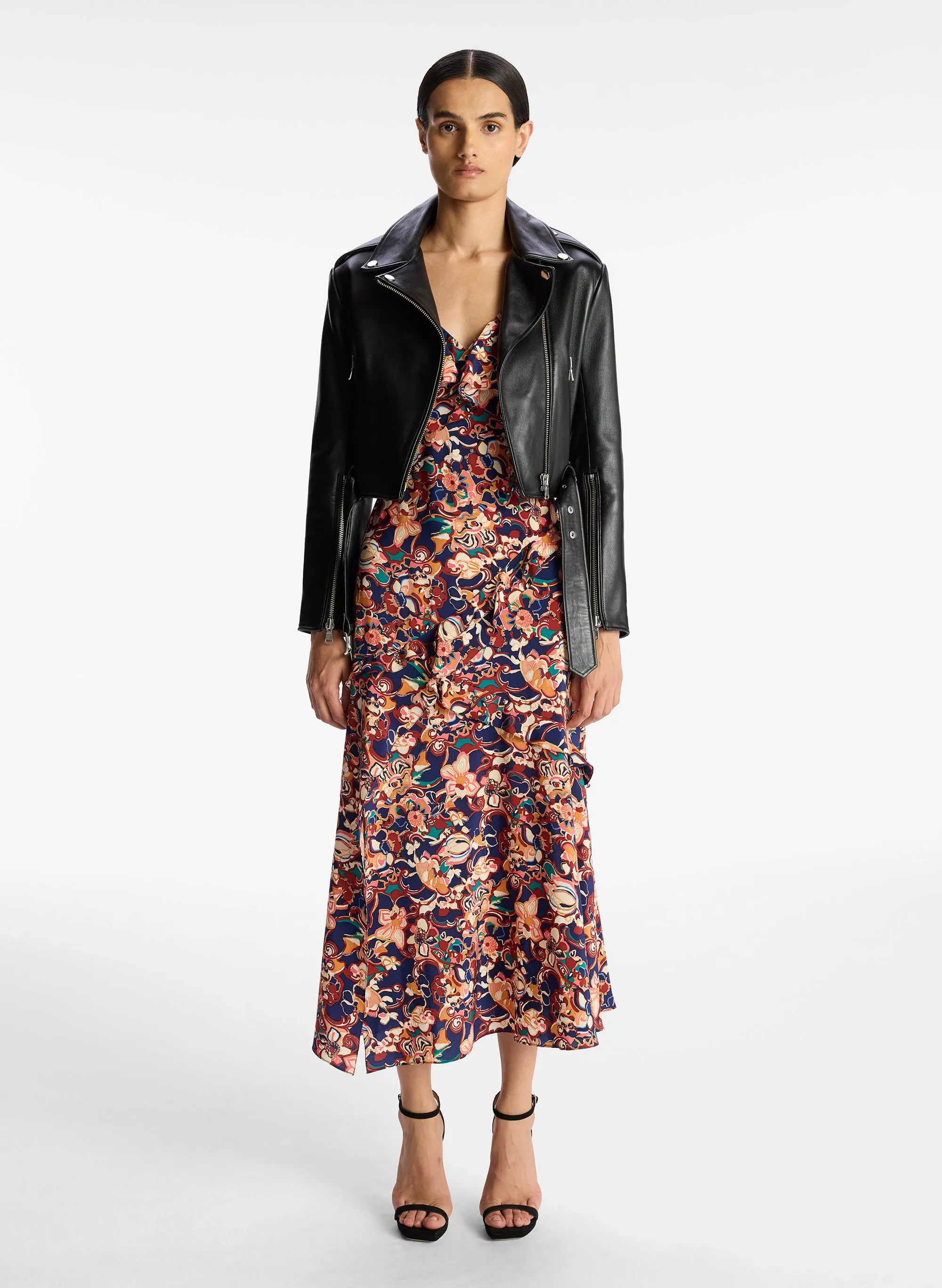 Penelope Silk Midi Dress sold by A.L.C. product image thumbnail 5