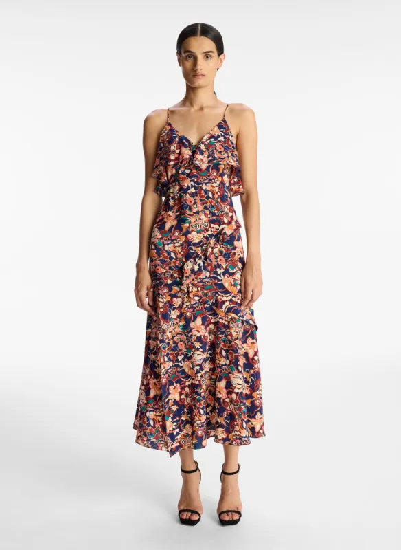 Penelope Silk Midi Dress sold by A.L.C.