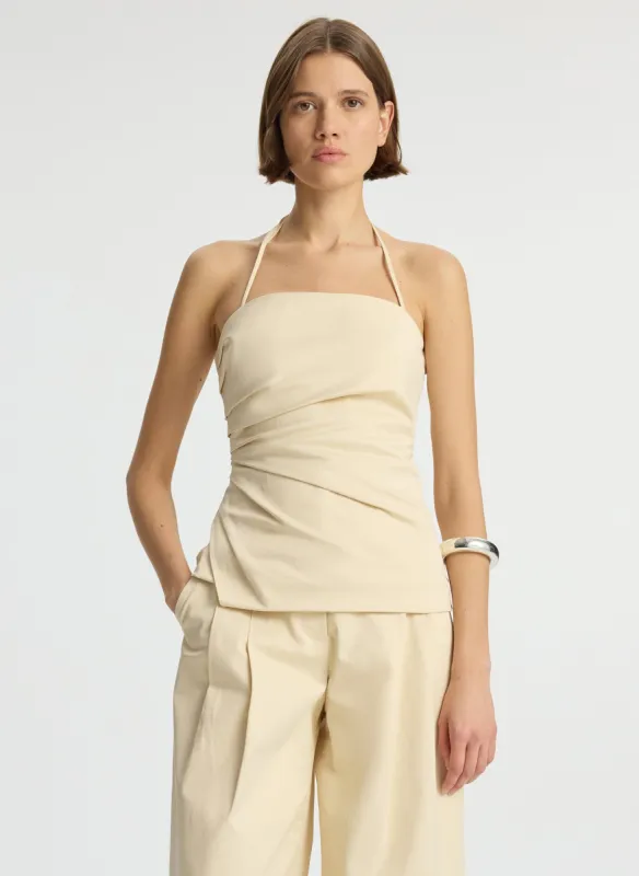 Charlotte Sateen Halter Top made by A.L.C.