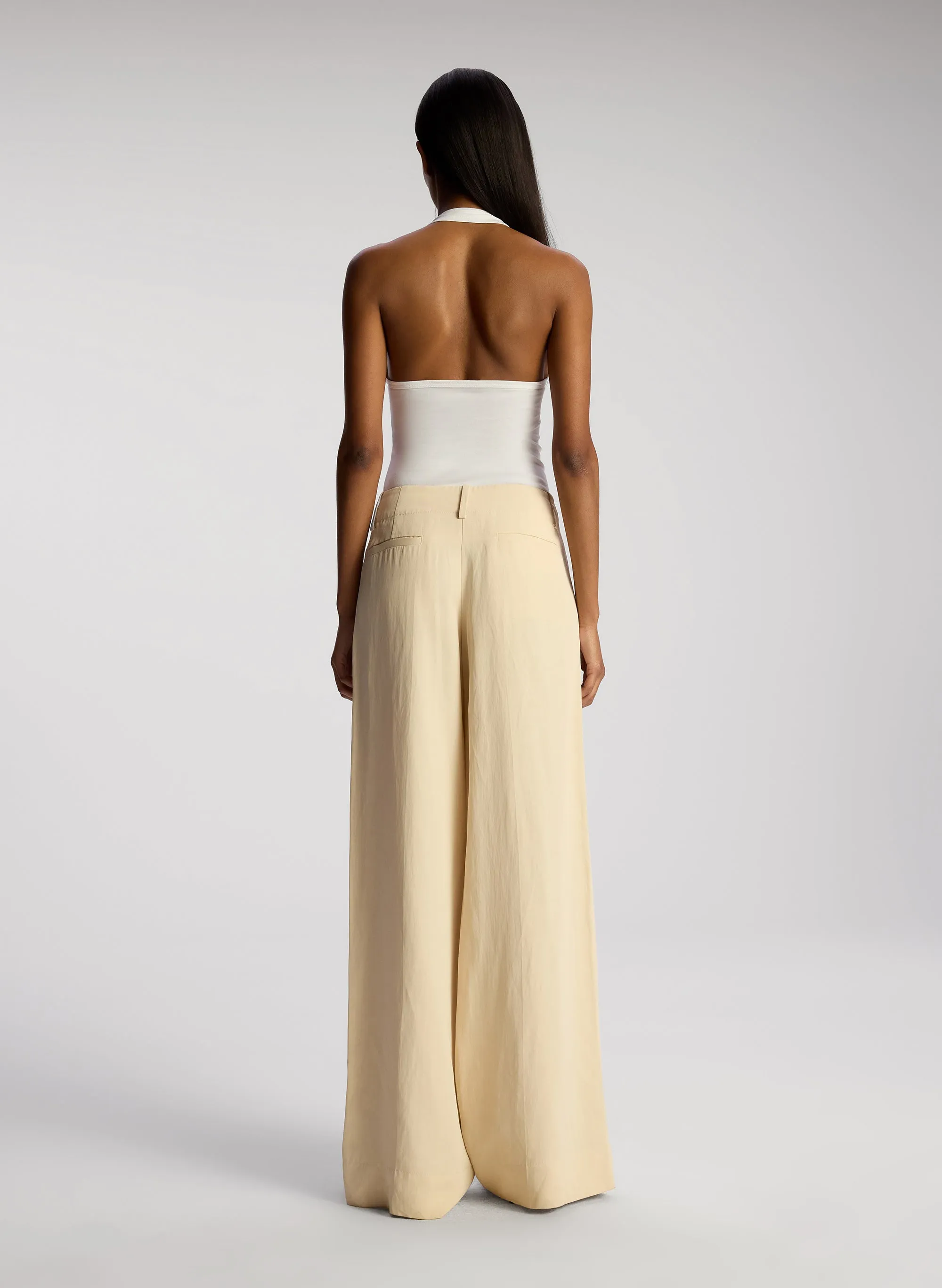 Krista Asymmetric Cotton Jersey Tank sold by A.L.C. product image thumbnail 5