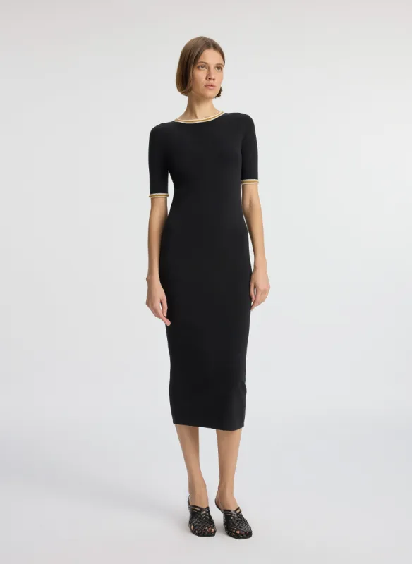 Nelly Contrast Trim Knit Dress sold by A.L.C.