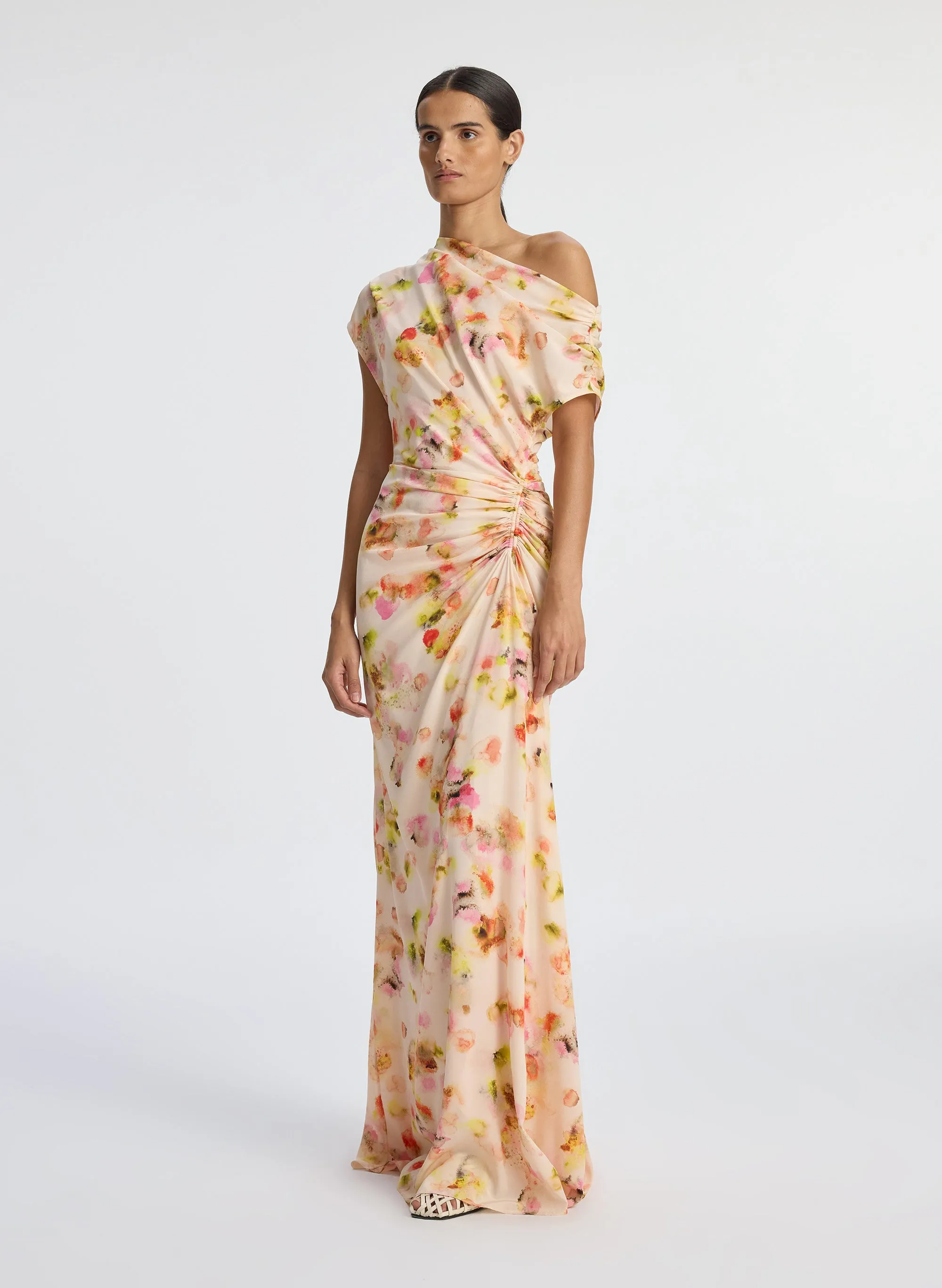 Poppy Silk Gown sold by A.L.C. product image thumbnail 4