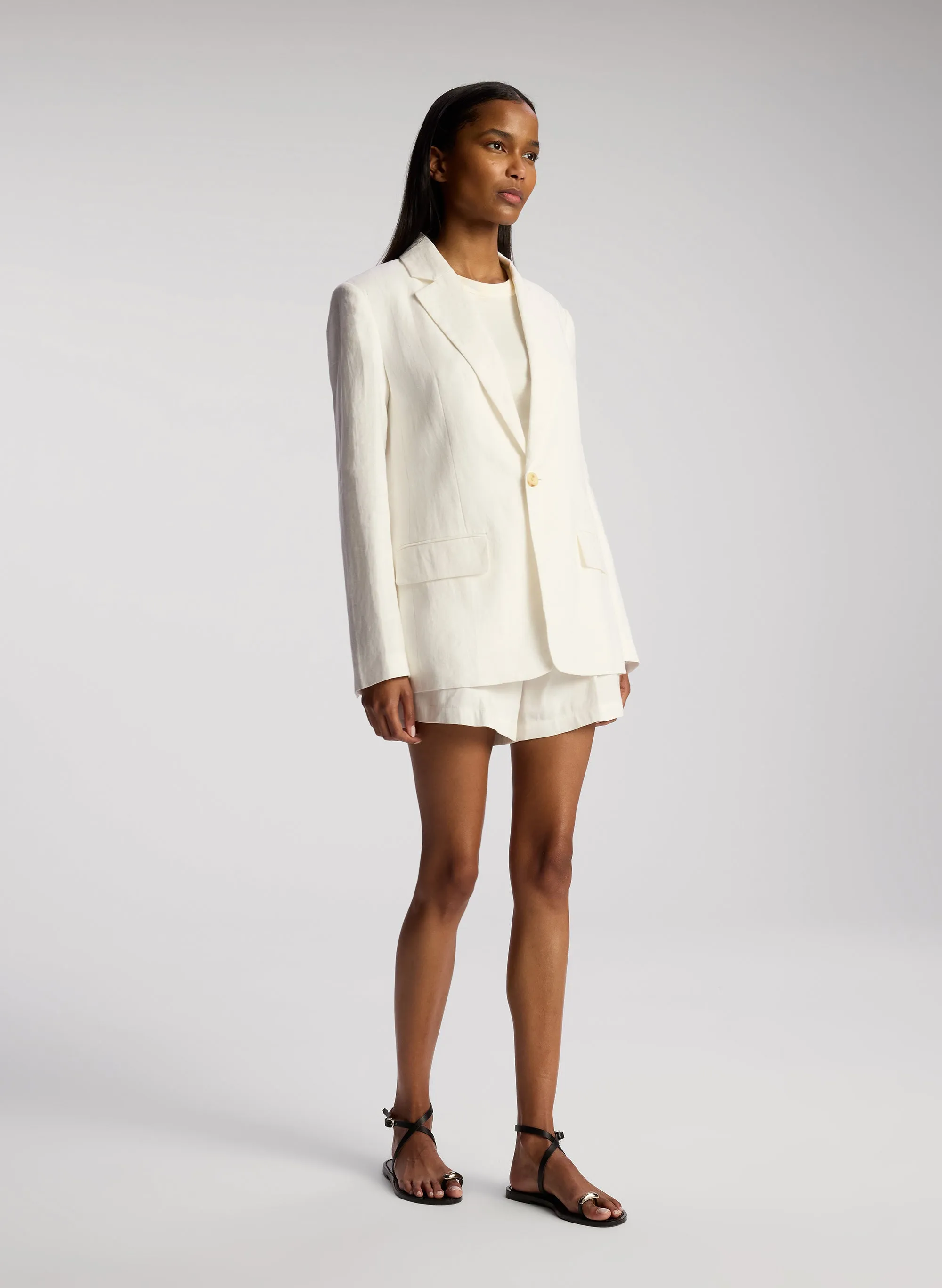 Arlo II Relaxed Linen Jacket sold by A.L.C. product image thumbnail 3