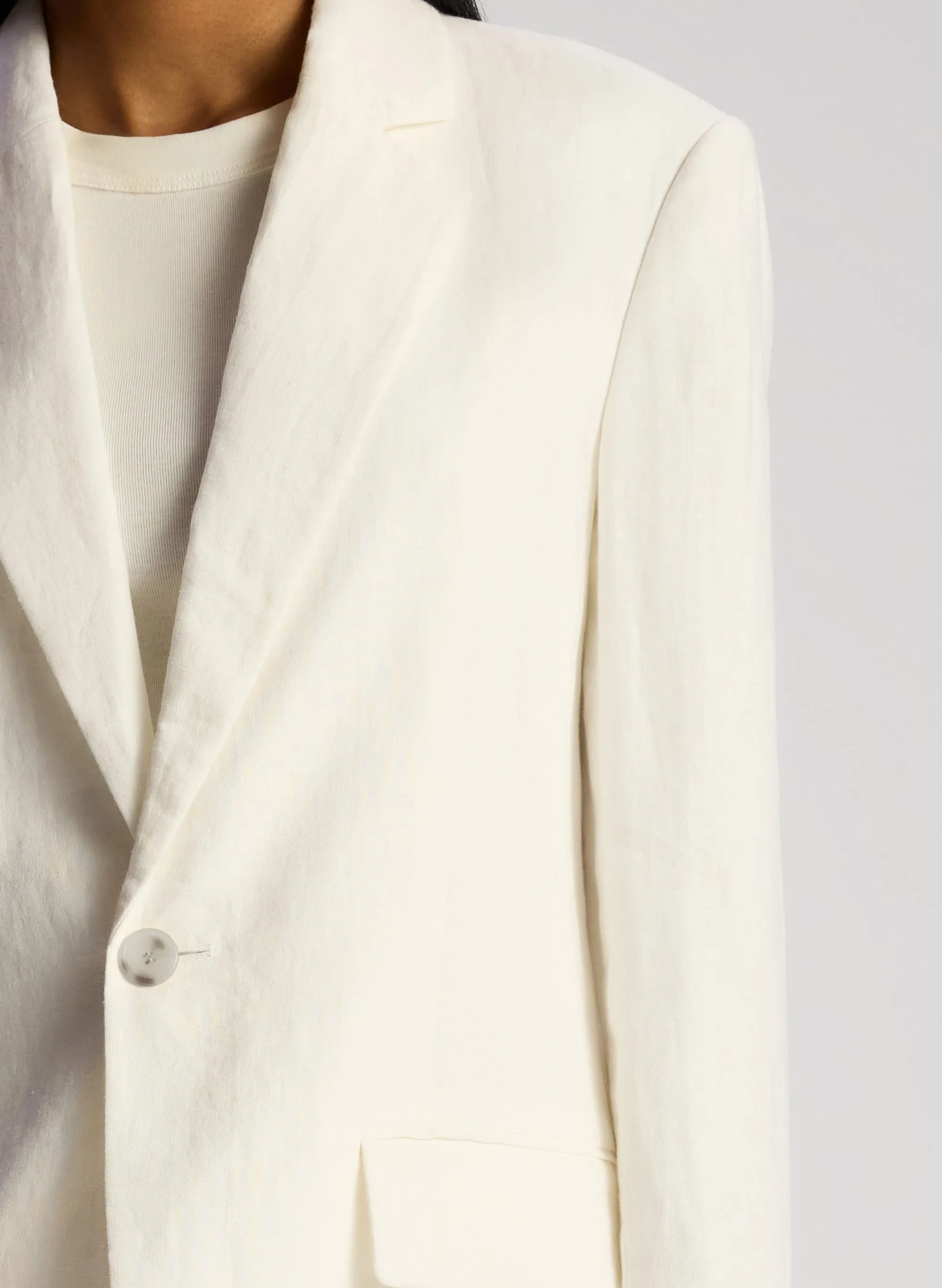 Arlo II Relaxed Linen Jacket sold by A.L.C. product image thumbnail 2