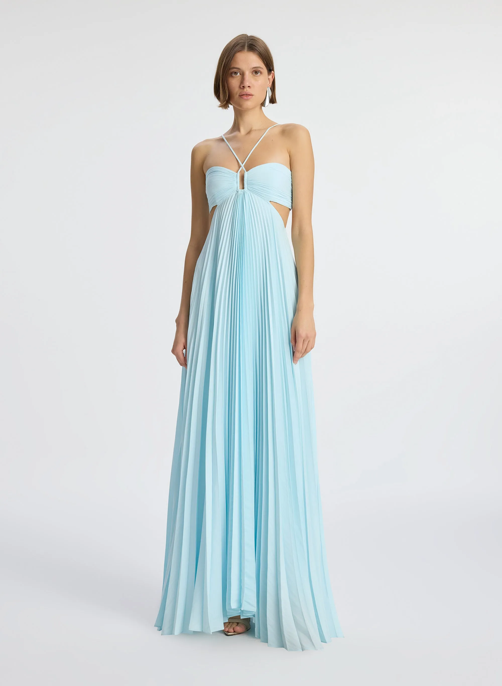 Moira Matte Pleated Dress sold by A.L.C.