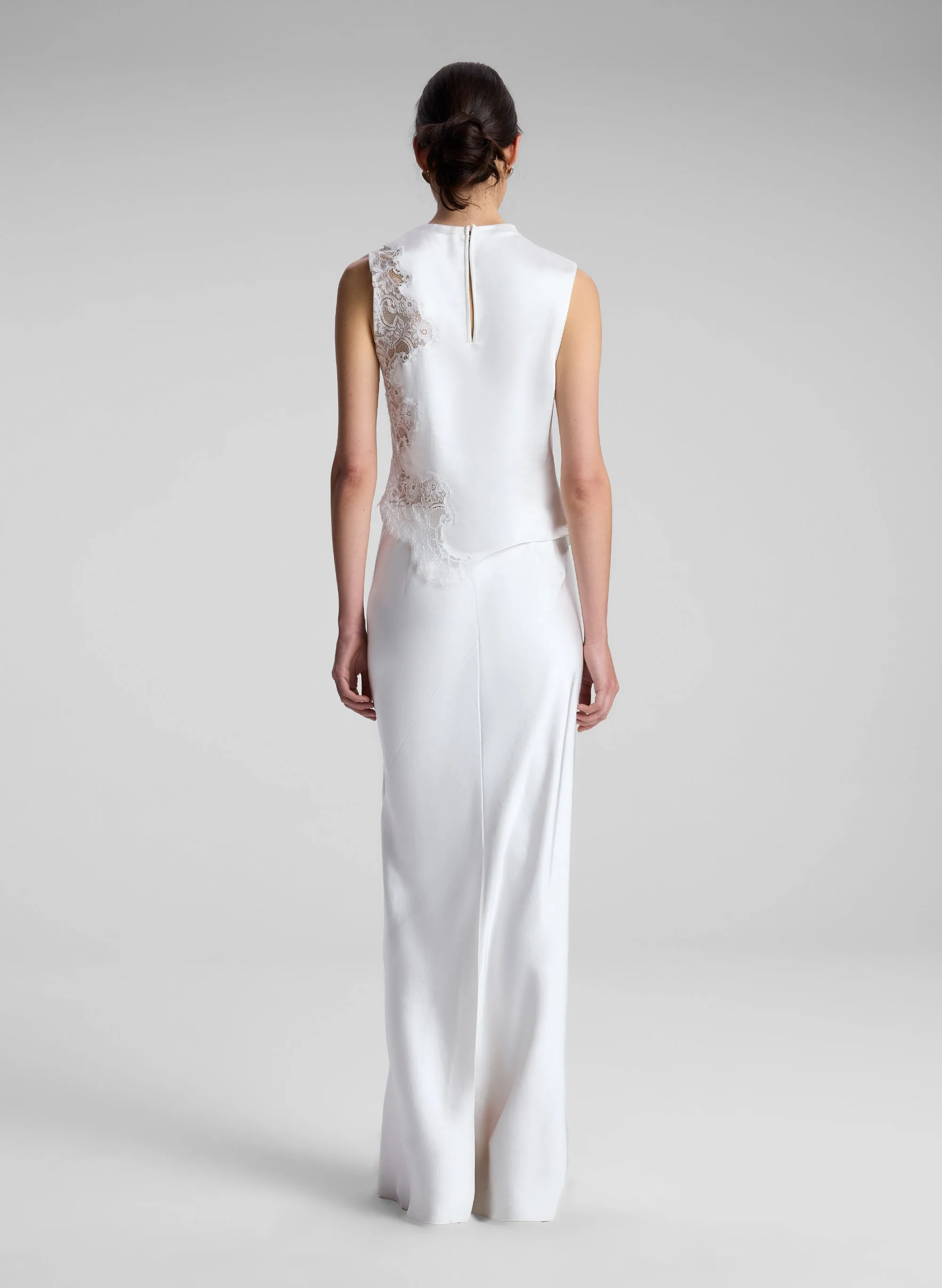 Greta Satin Maxi Skirt sold by A.L.C. product image thumbnail 5