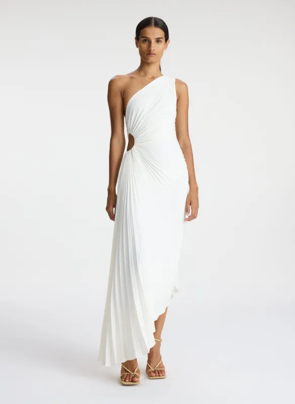 Delfina Matte Pleated Dress made by A.L.C.