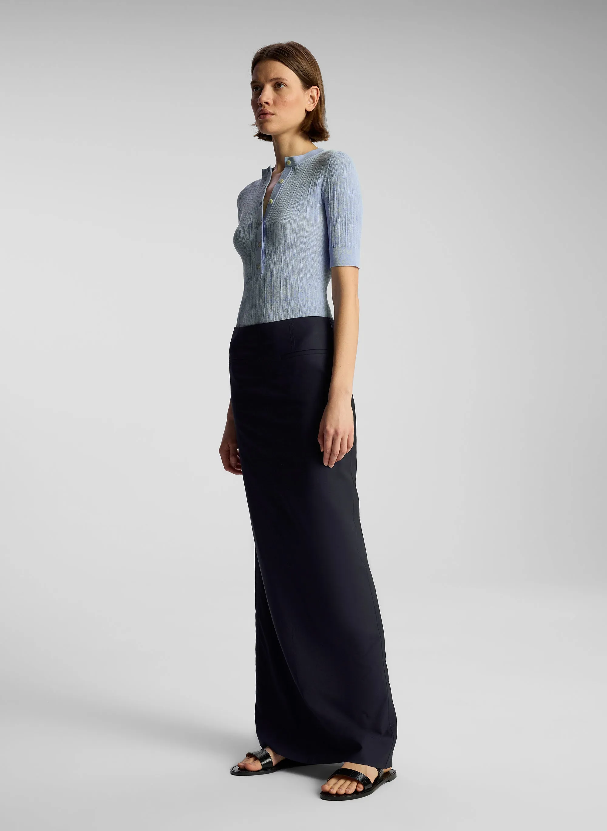 Brynn Tailored Maxi Skirt sold by A.L.C. product image thumbnail 4
