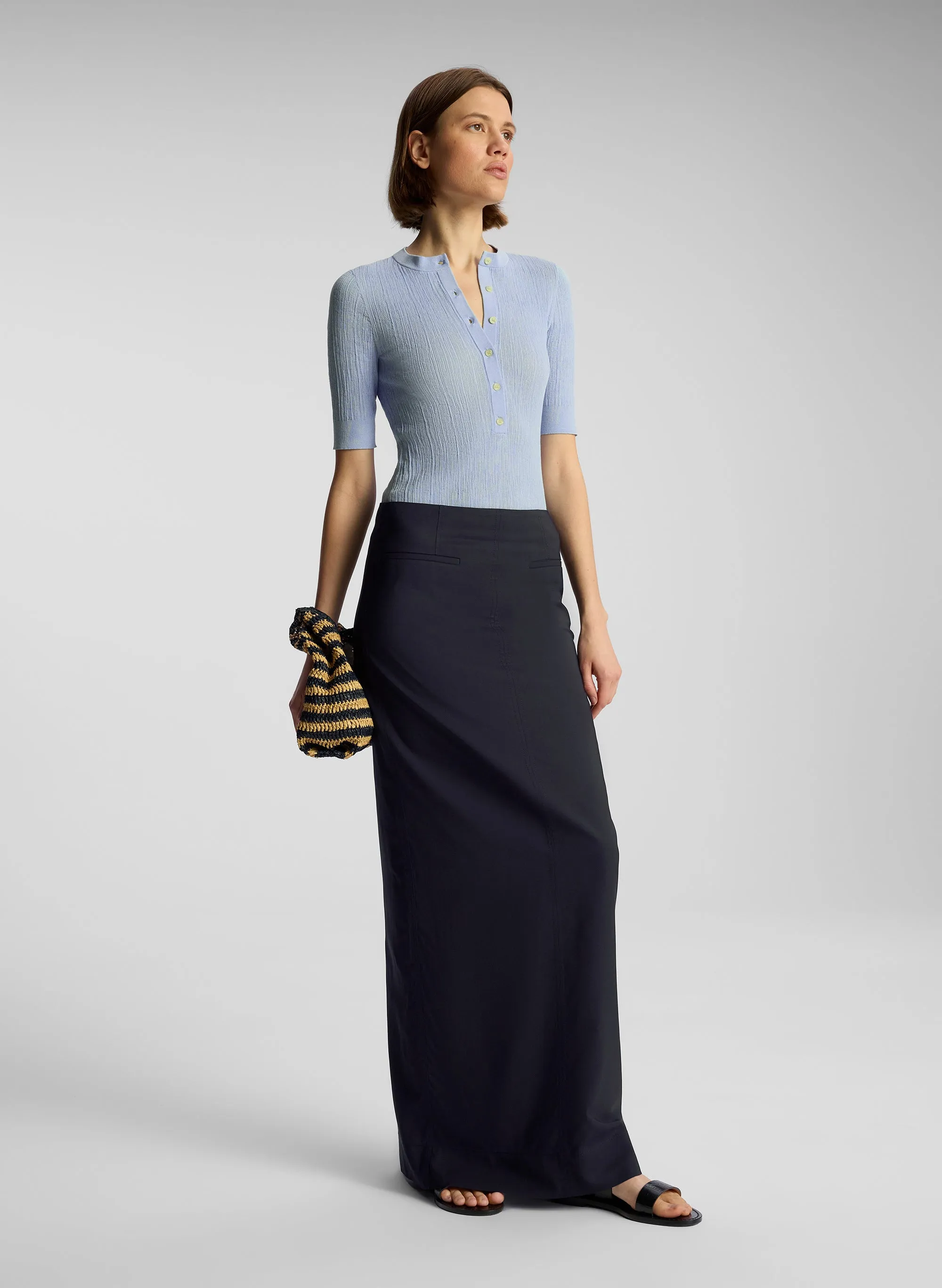 Brynn Tailored Maxi Skirt sold by A.L.C. product image thumbnail 3