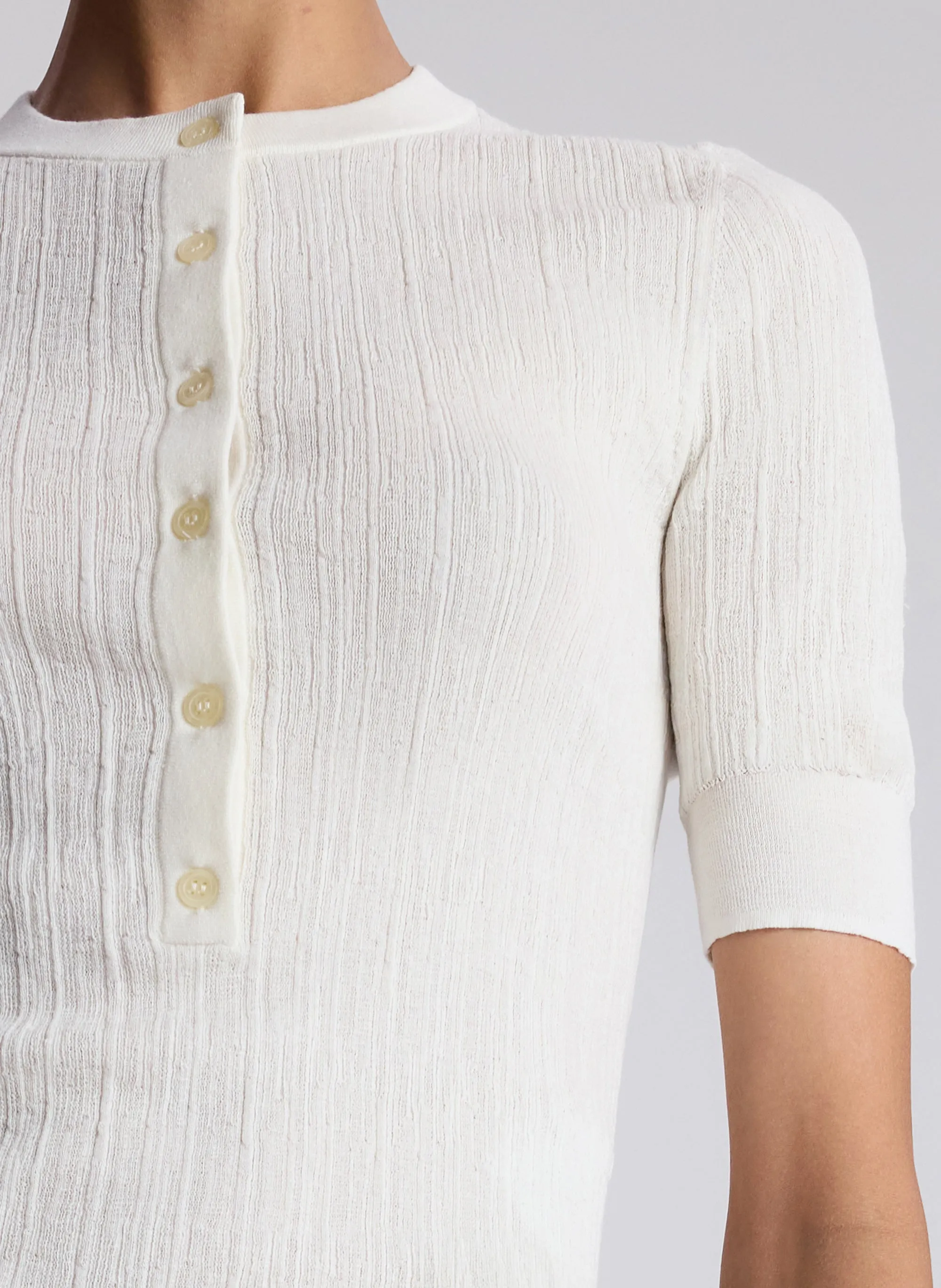 Fisher Fine Cotton Knit Top sold by A.L.C. product image thumbnail 2