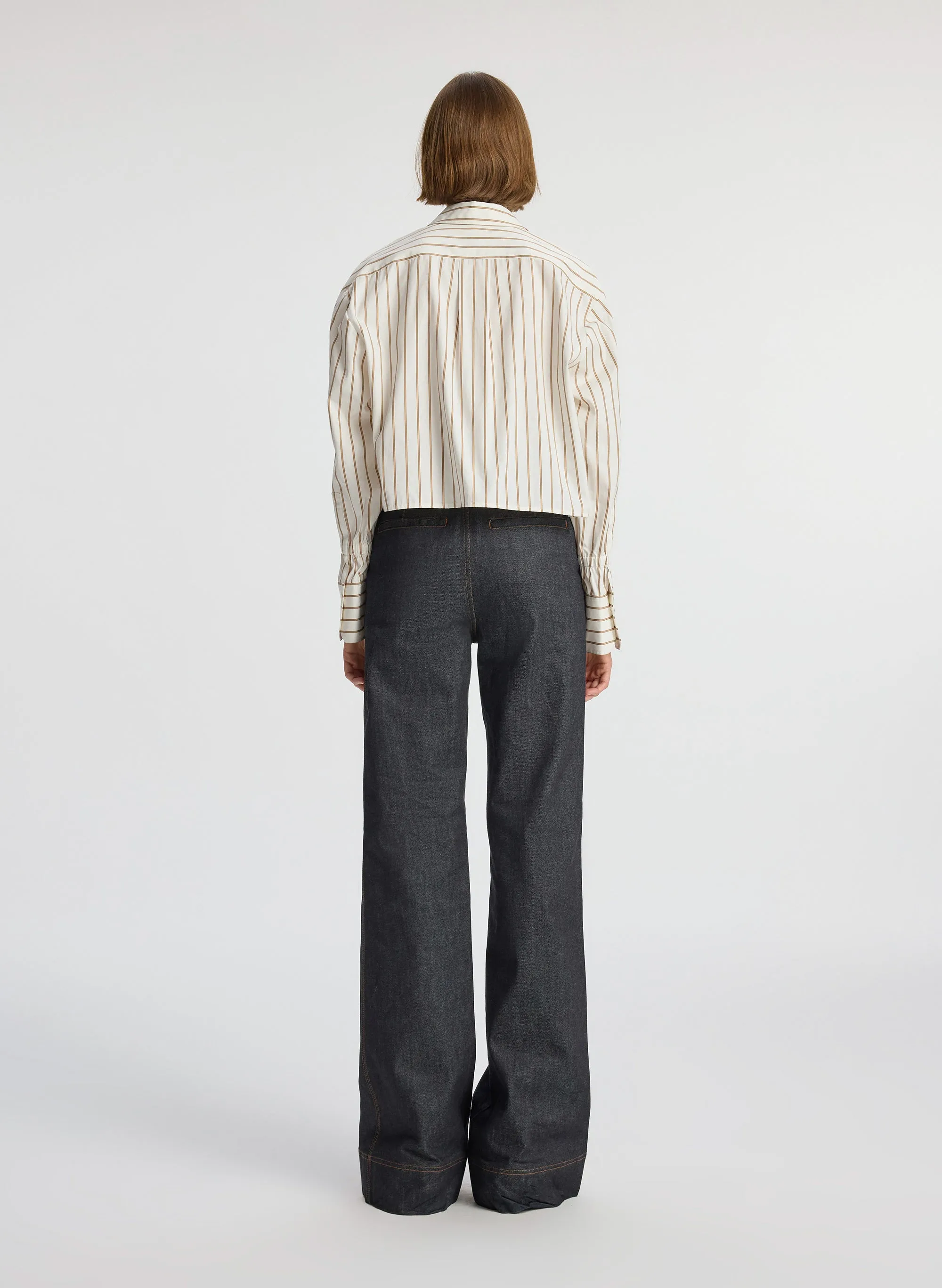 Monica II Cropped Cotton Shirt sold by A.L.C. product image thumbnail 5