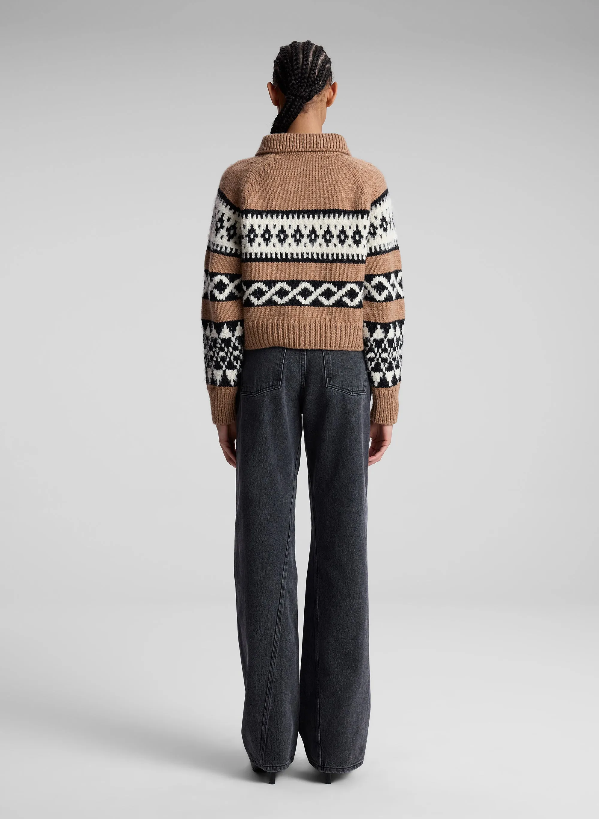 Carter Merino Fairisle Sweater sold by A.L.C. product image thumbnail 5