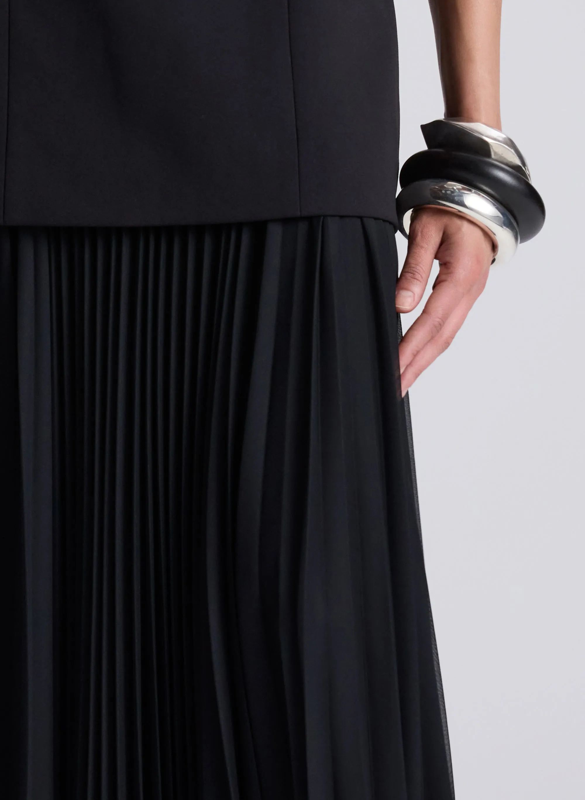 Lana Pleated Maxi Dress sold by A.L.C. product image thumbnail 5